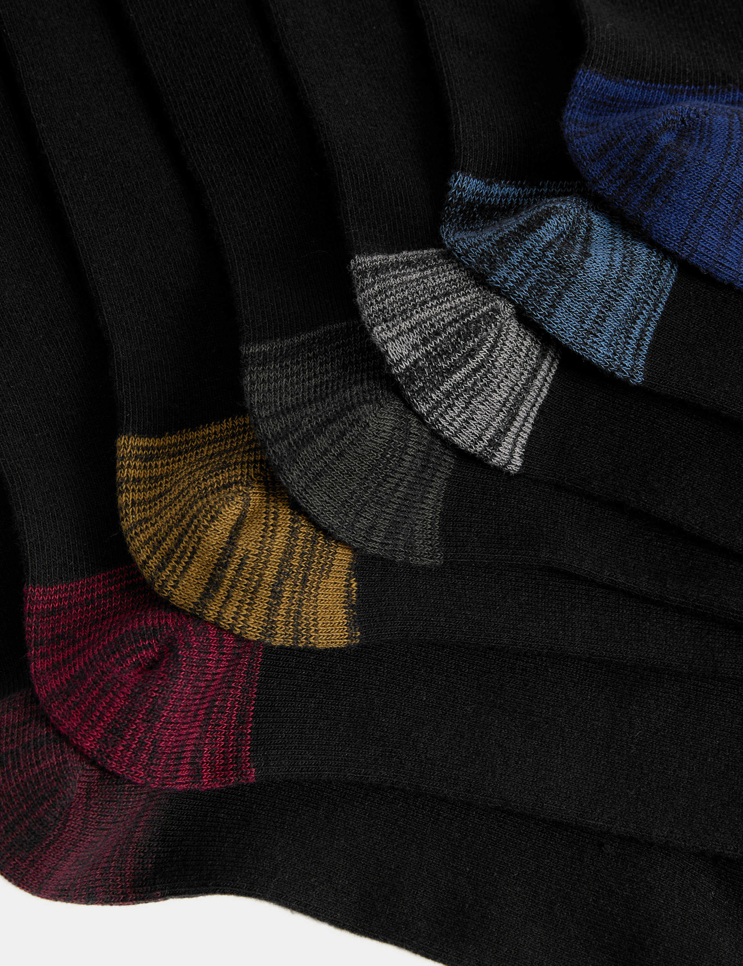 7 Pack Cool & Fresh™ Cotton Rich Socks 2 of 2