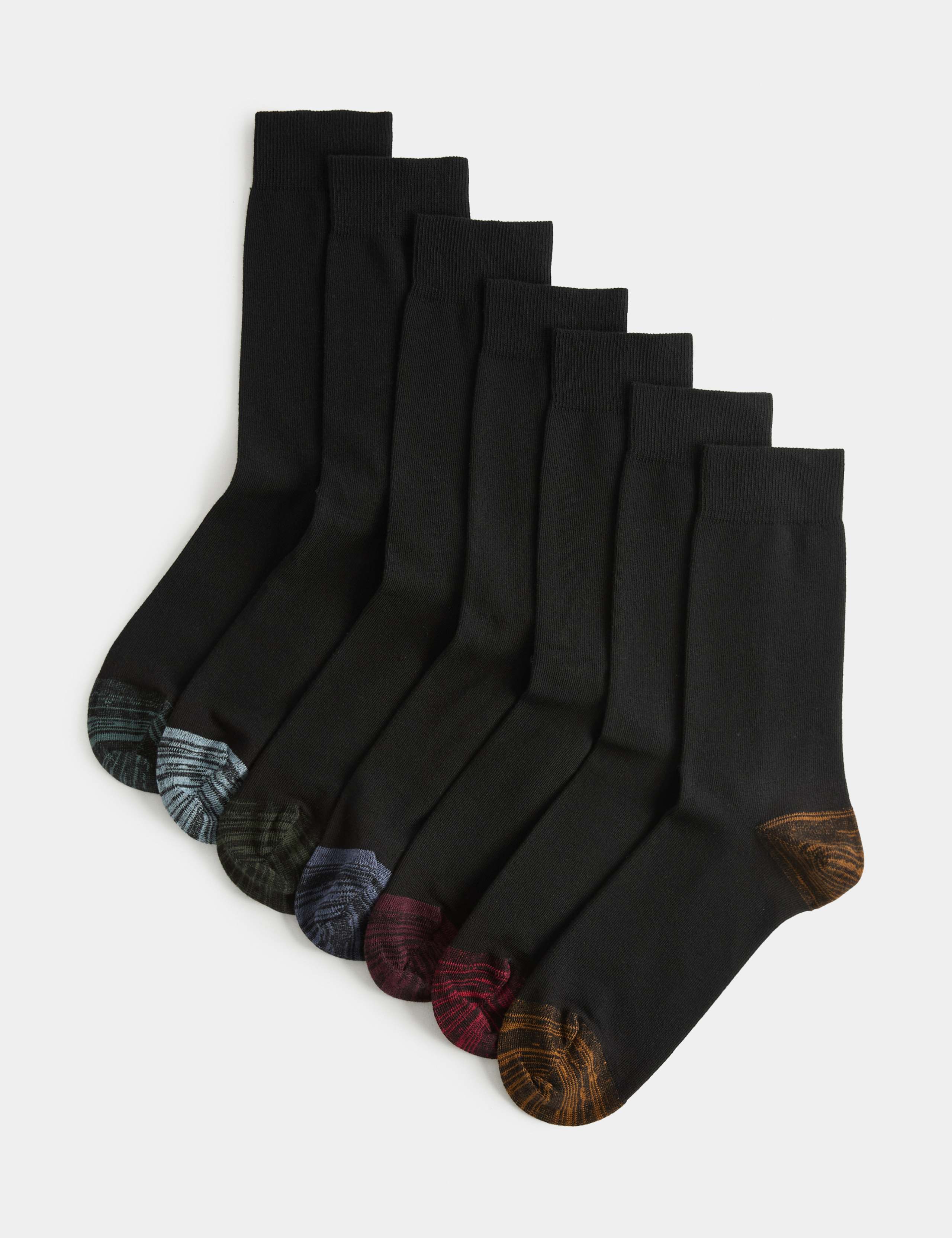 7 Pack Cool & Fresh™ Cotton Rich Socks 1 of 1