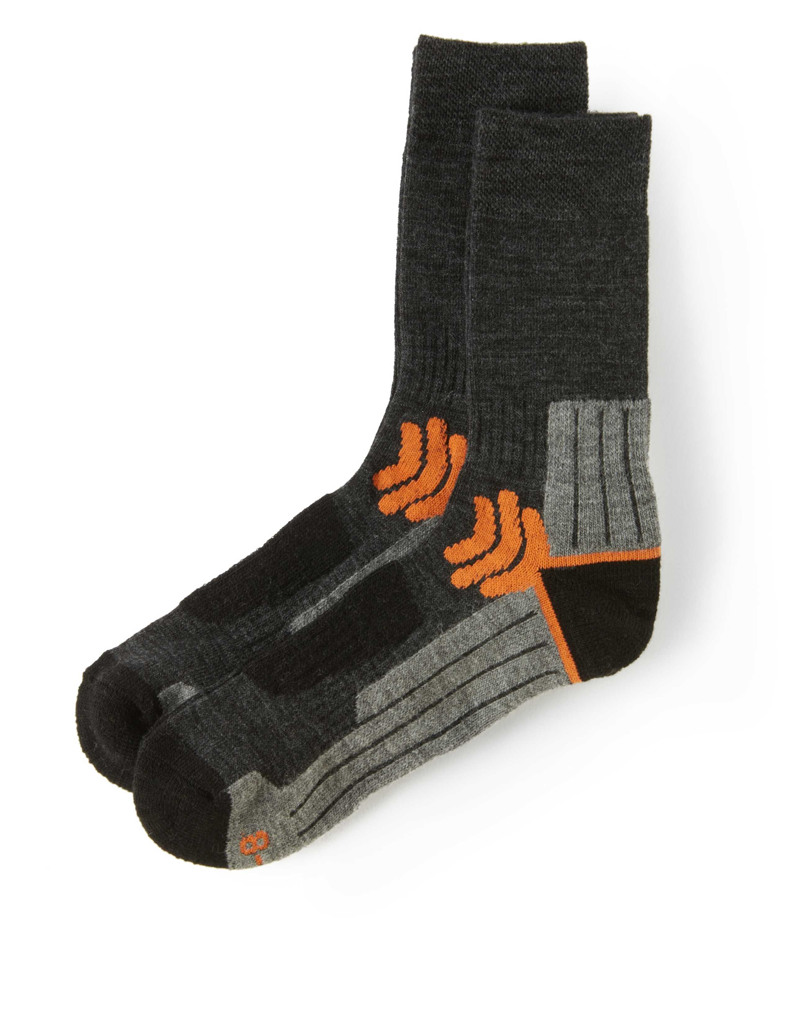 2 Pairs of Technical Walking Socks with Wool 1 of 1