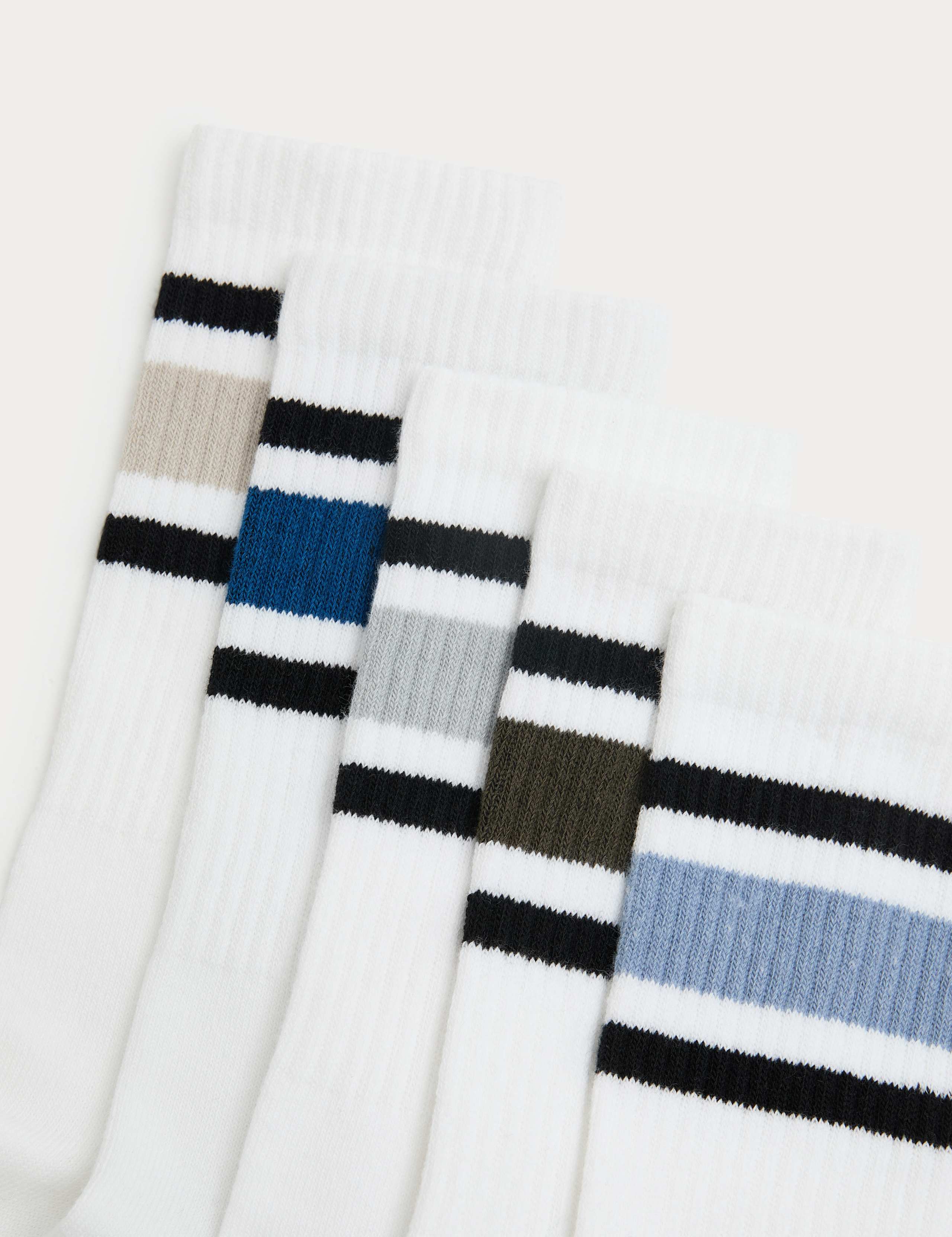 5 Pack Cool & Fresh™ Cotton Rich Sports Socks 2 of 2