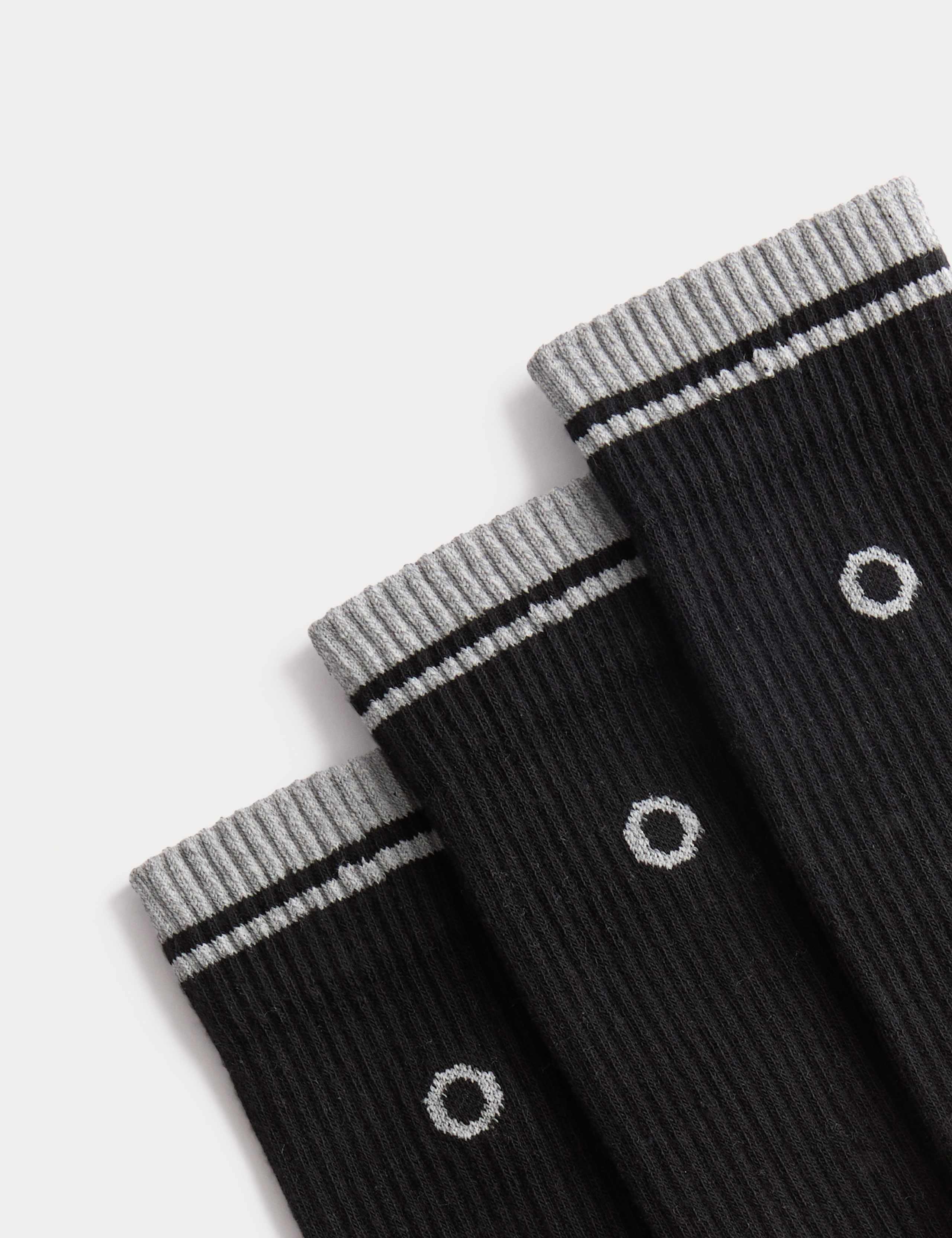 3 Pack Cool & Fresh™ Reflective Cushioned Socks 2 of 2