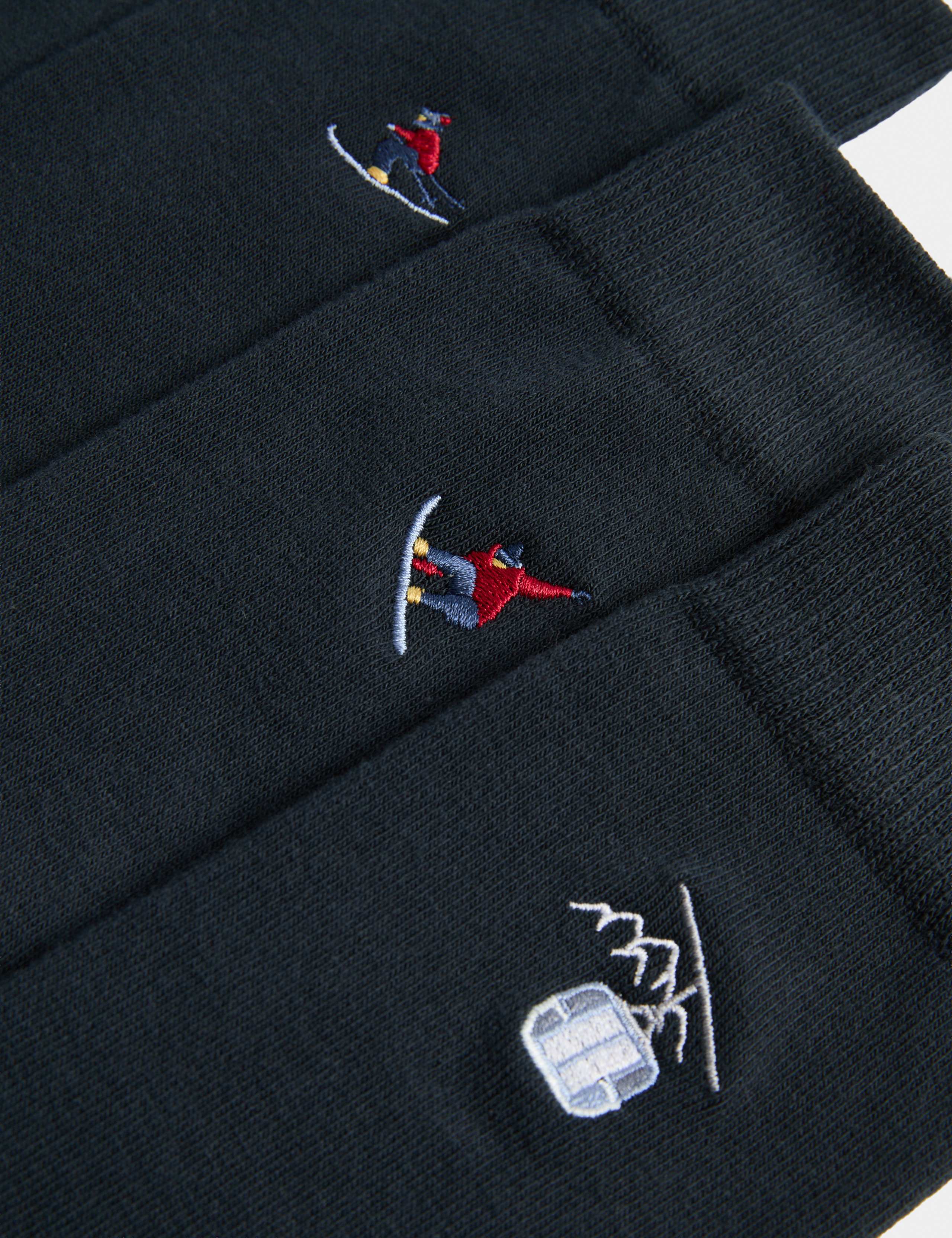 5 Pack Cool & Fresh™ Cotton Rich Ski Socks 2 of 2
