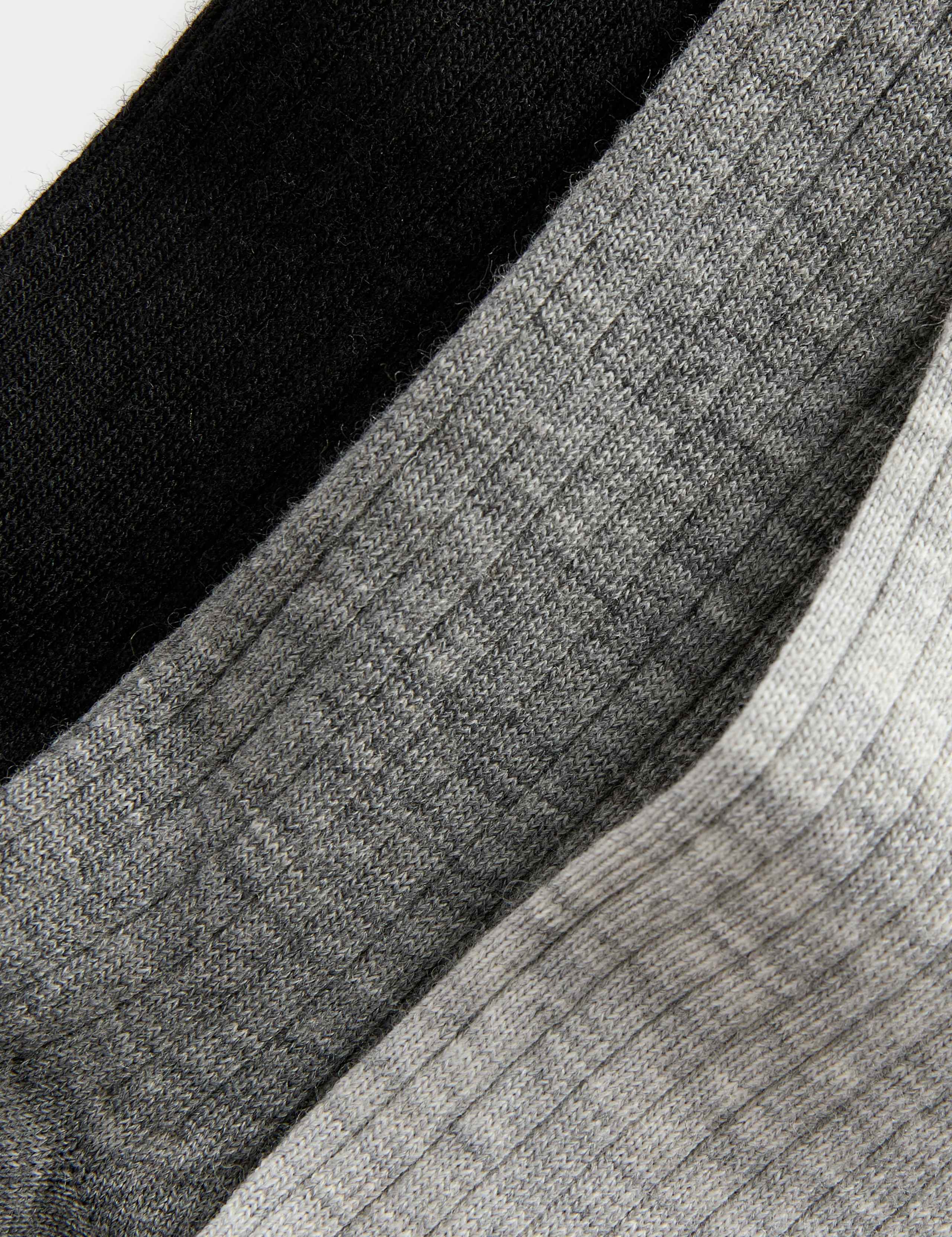 3pk Lambswool Rich Socks 3 of 4