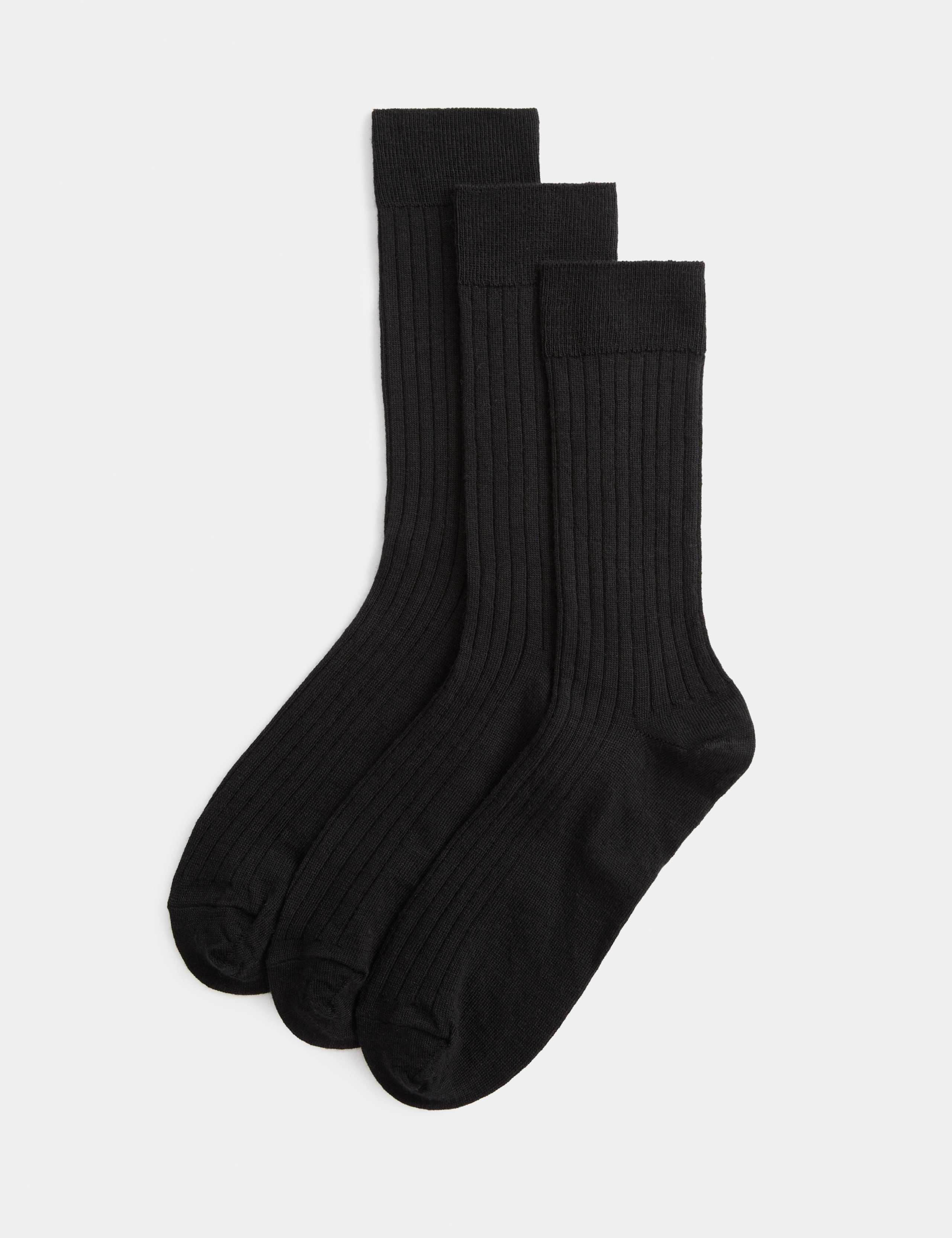 3 Pack Lambswool Rich Socks 2 of 3