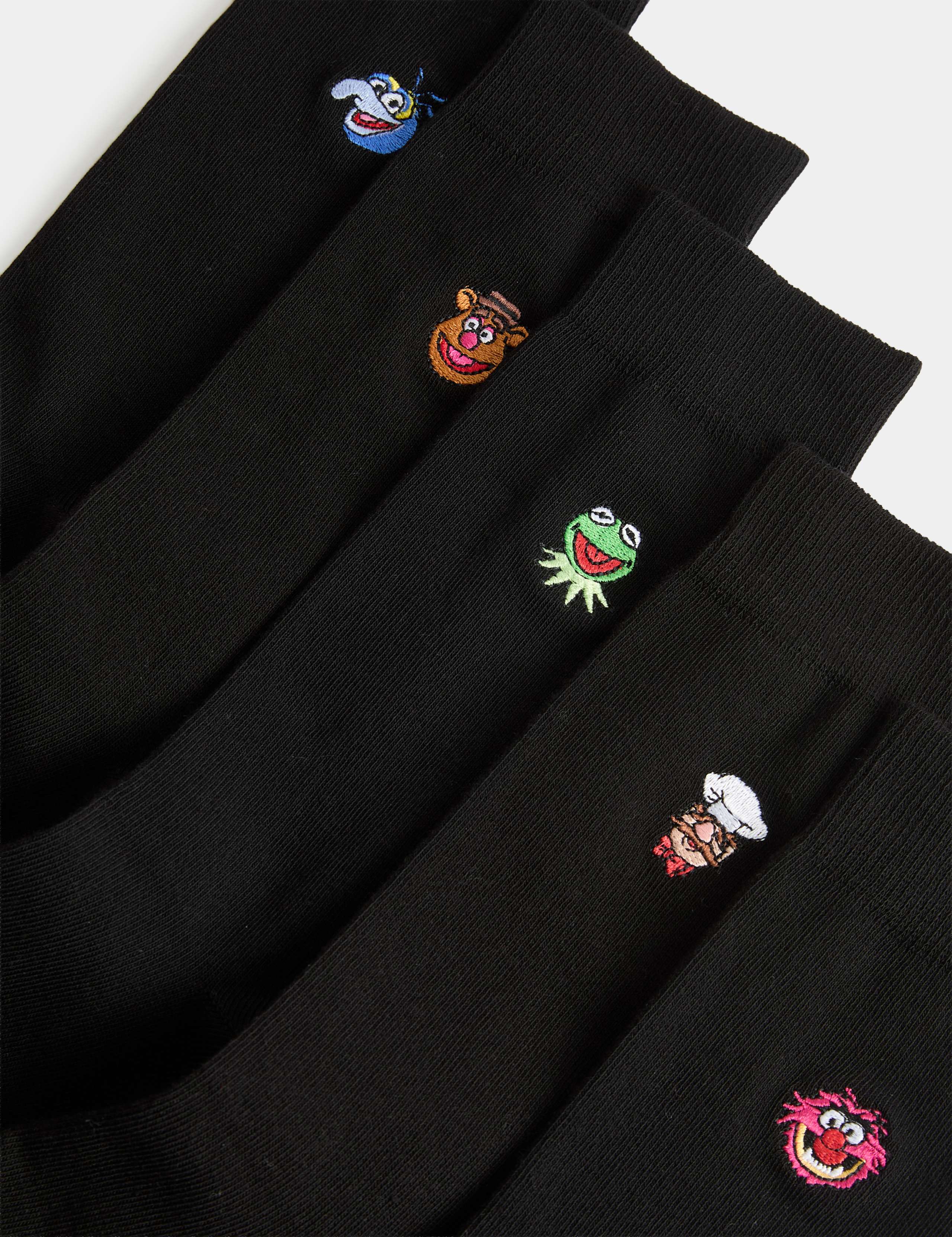 5 Pack Muppets™ Cotton Rich Socks 2 of 2