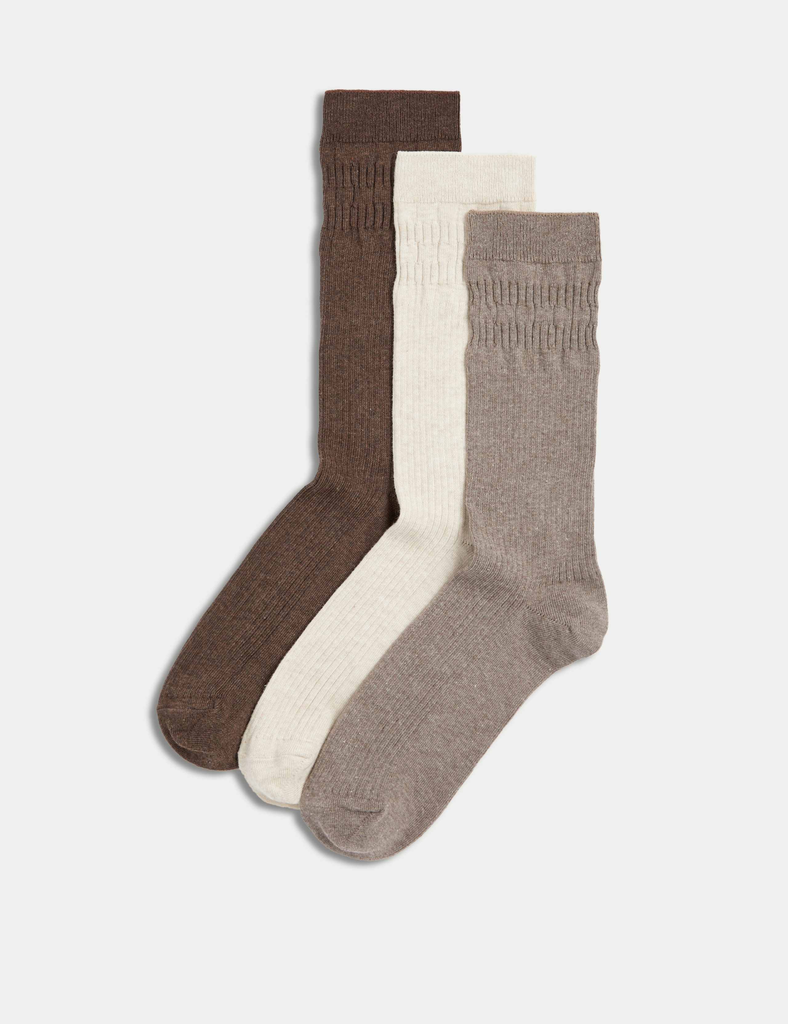 3 Pack Gentle Grip Cool & Fresh™ Socks 1 of 2