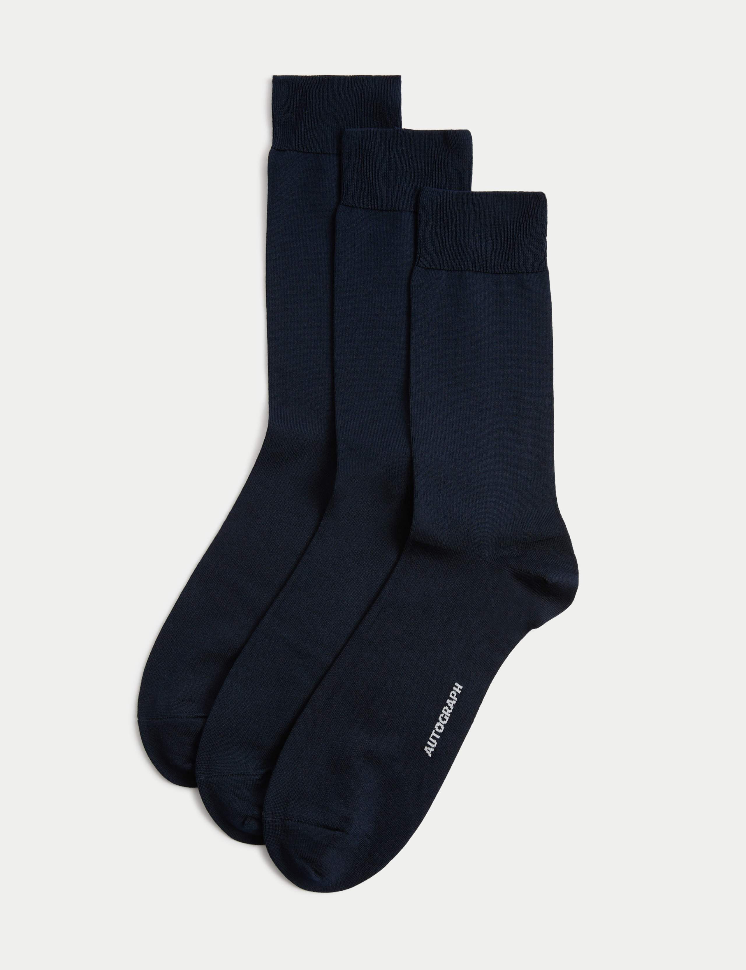 3 Pack Egyptian Cotton Rich Socks 2 of 3