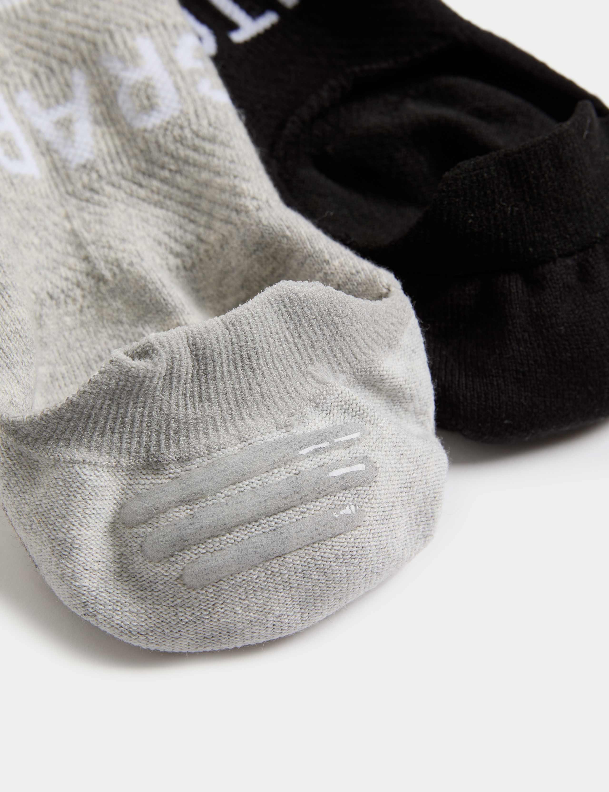 3pk Pima Cotton Blend Invisible Trainer Liners™ 2 of 2