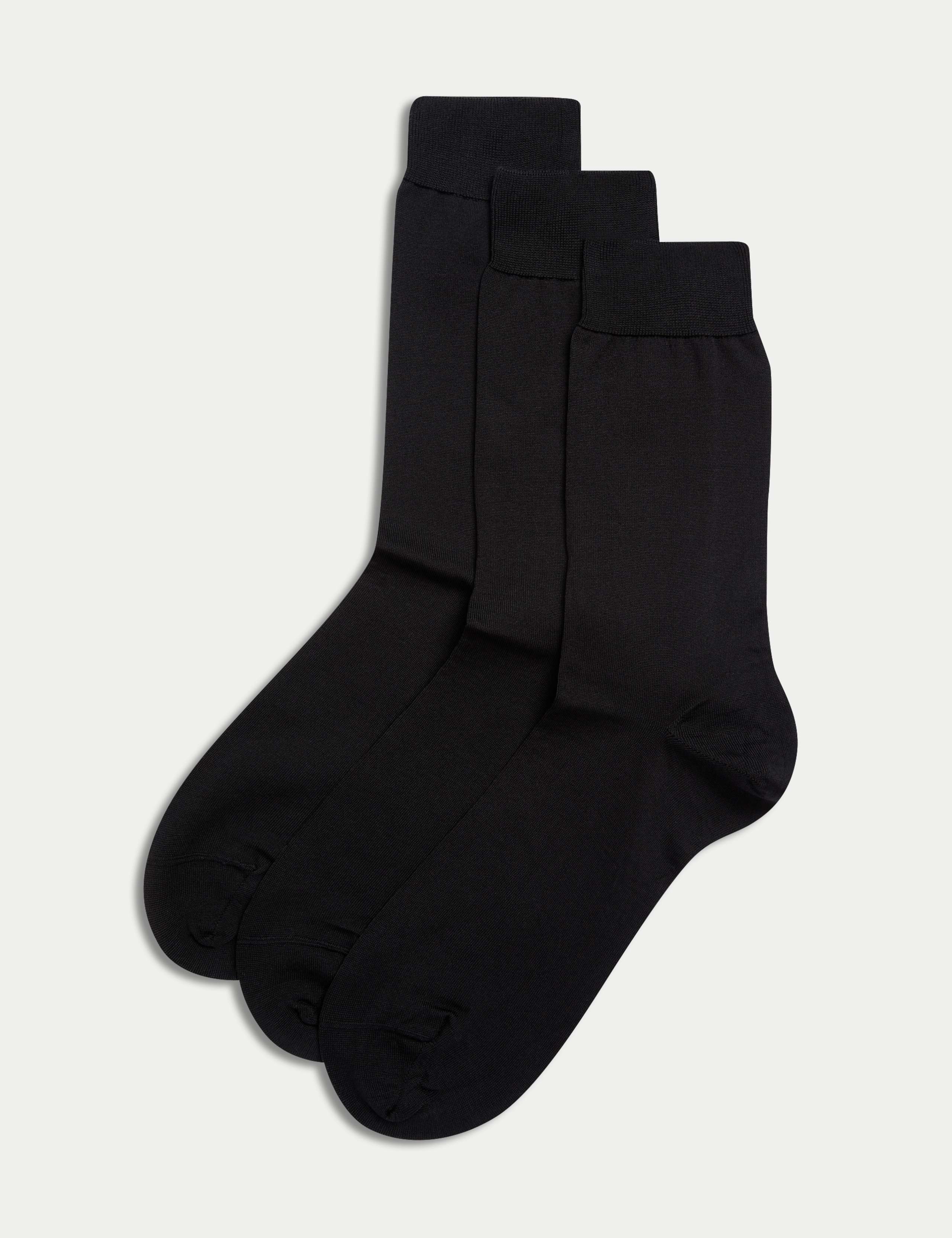 3 Pack Pure Cotton Socks 1 of 2
