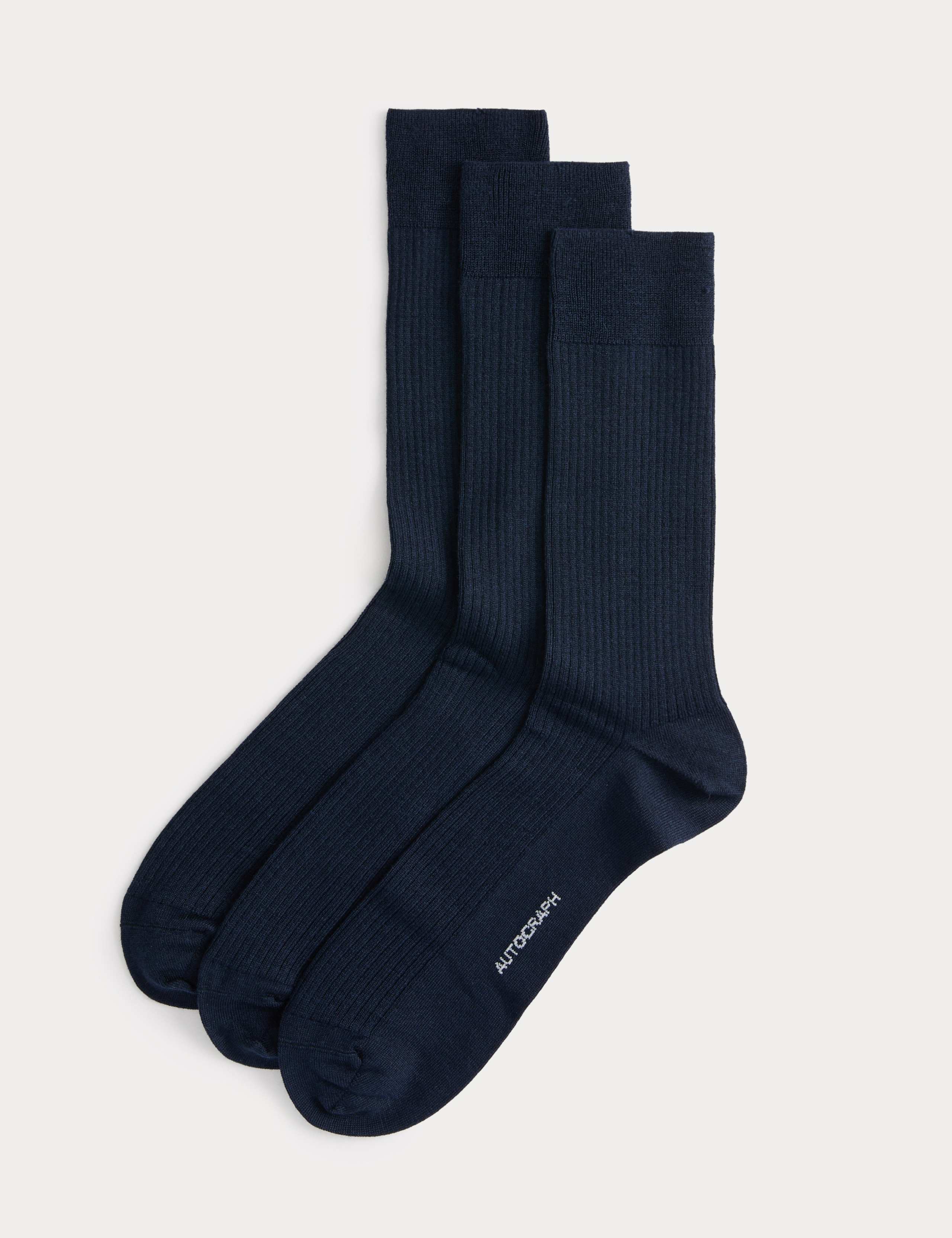 3pk Merino Wool with Cashmere Socks 1 of 2