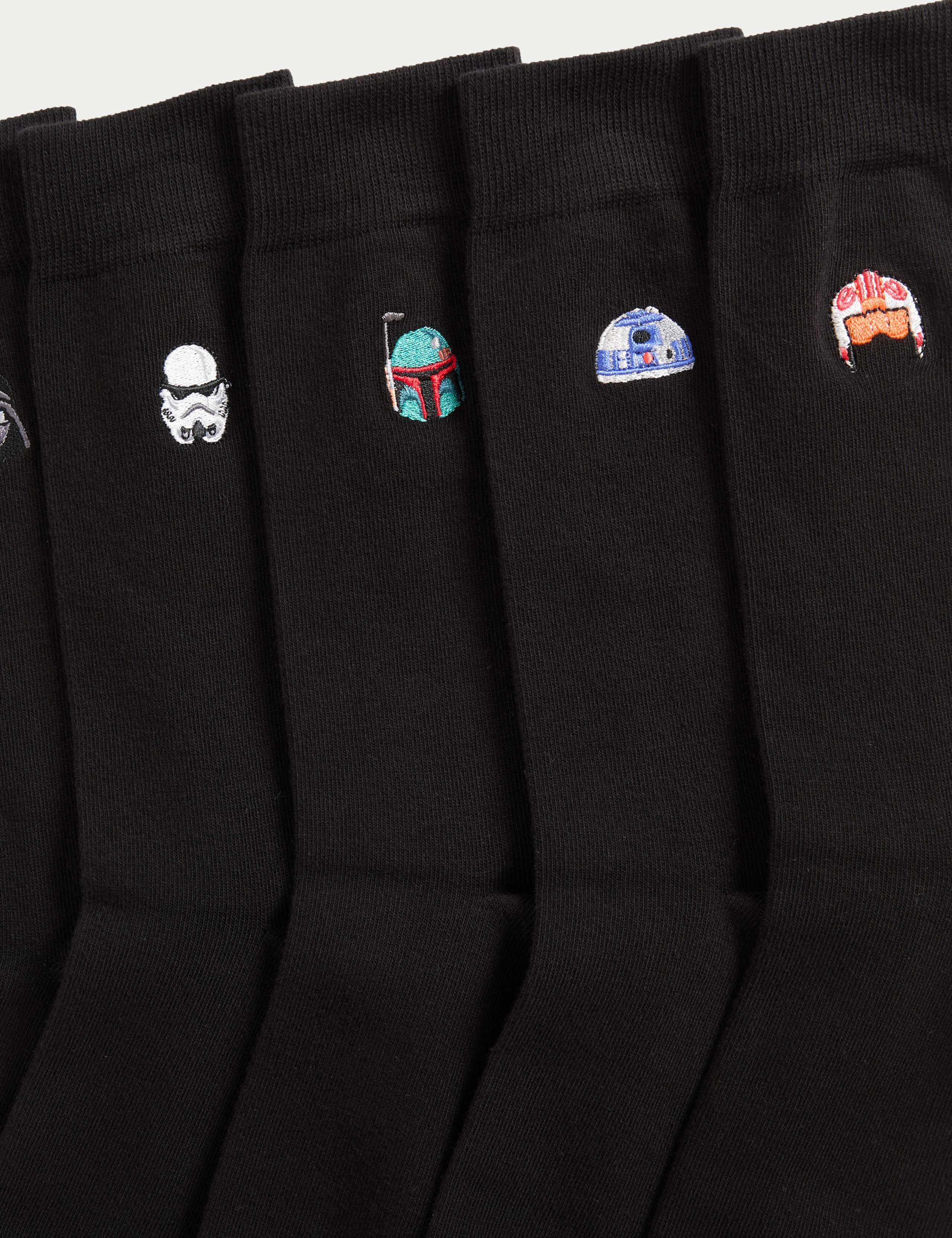 5pk Cool & Fresh™ Star Wars Cotton Rich Socks 2 of 2