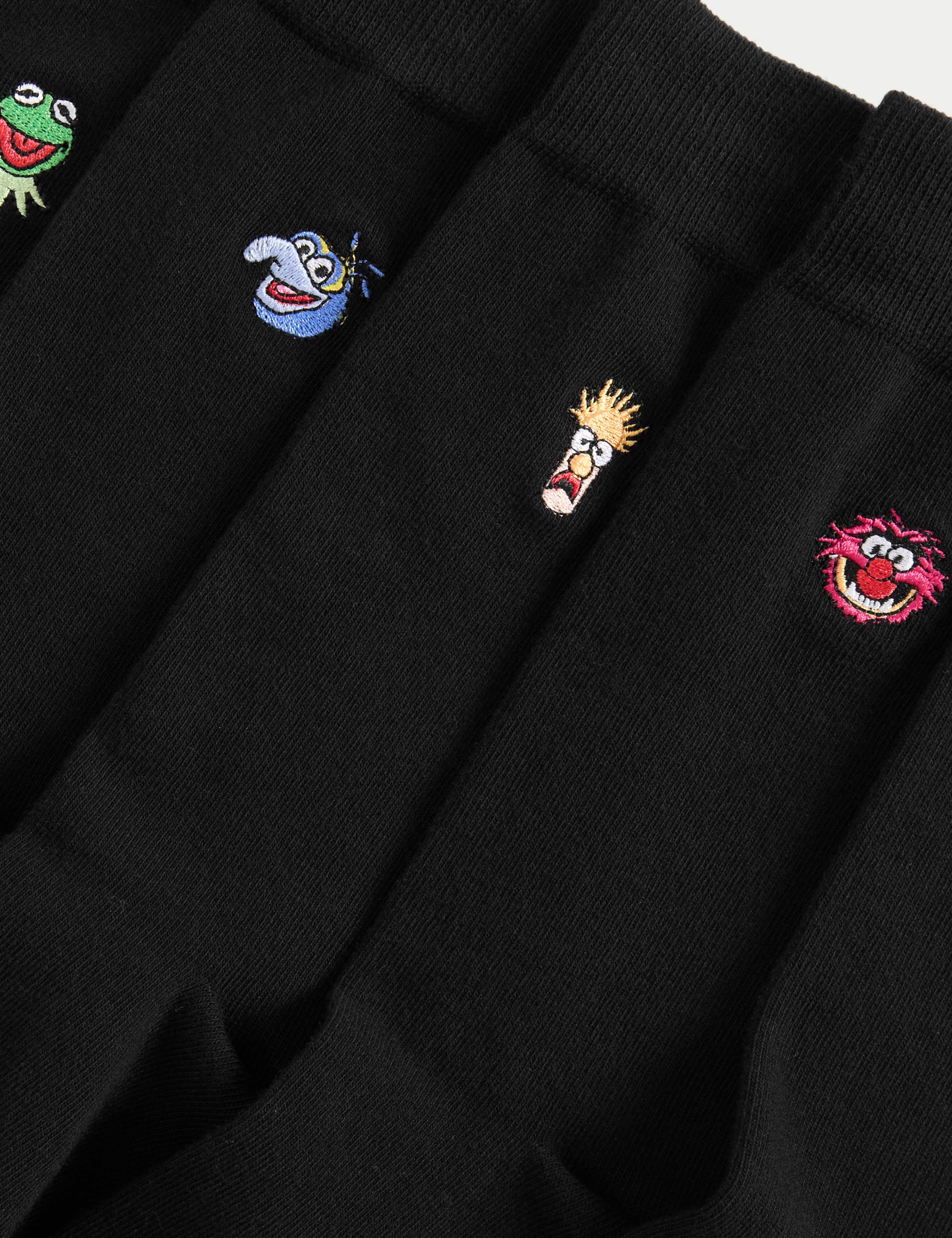 5 Pack Cool & Fresh™ Muppets Cotton Rich Socks 2 of 2