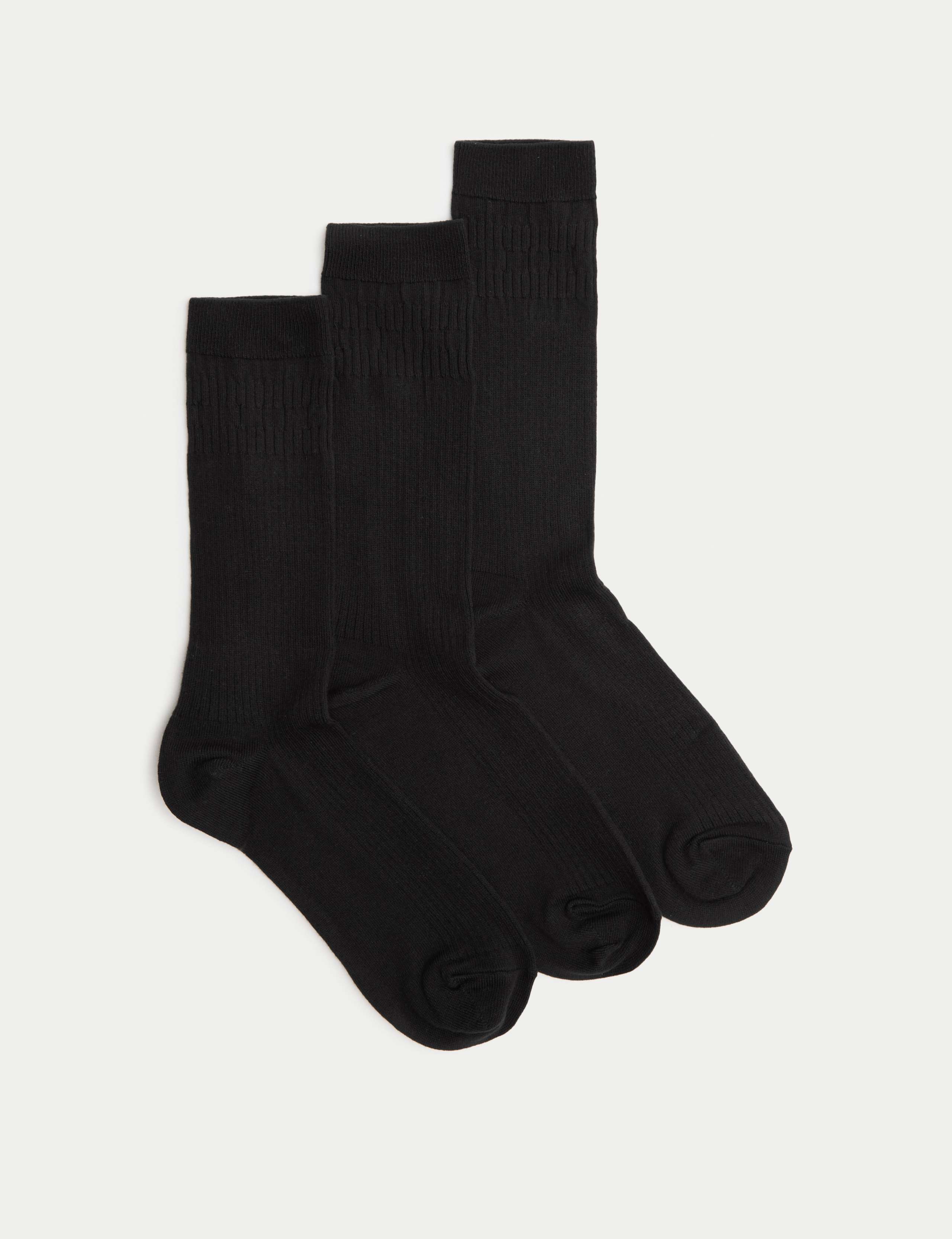3 Pack Light Thermal Gentle Grip Socks 1 of 2