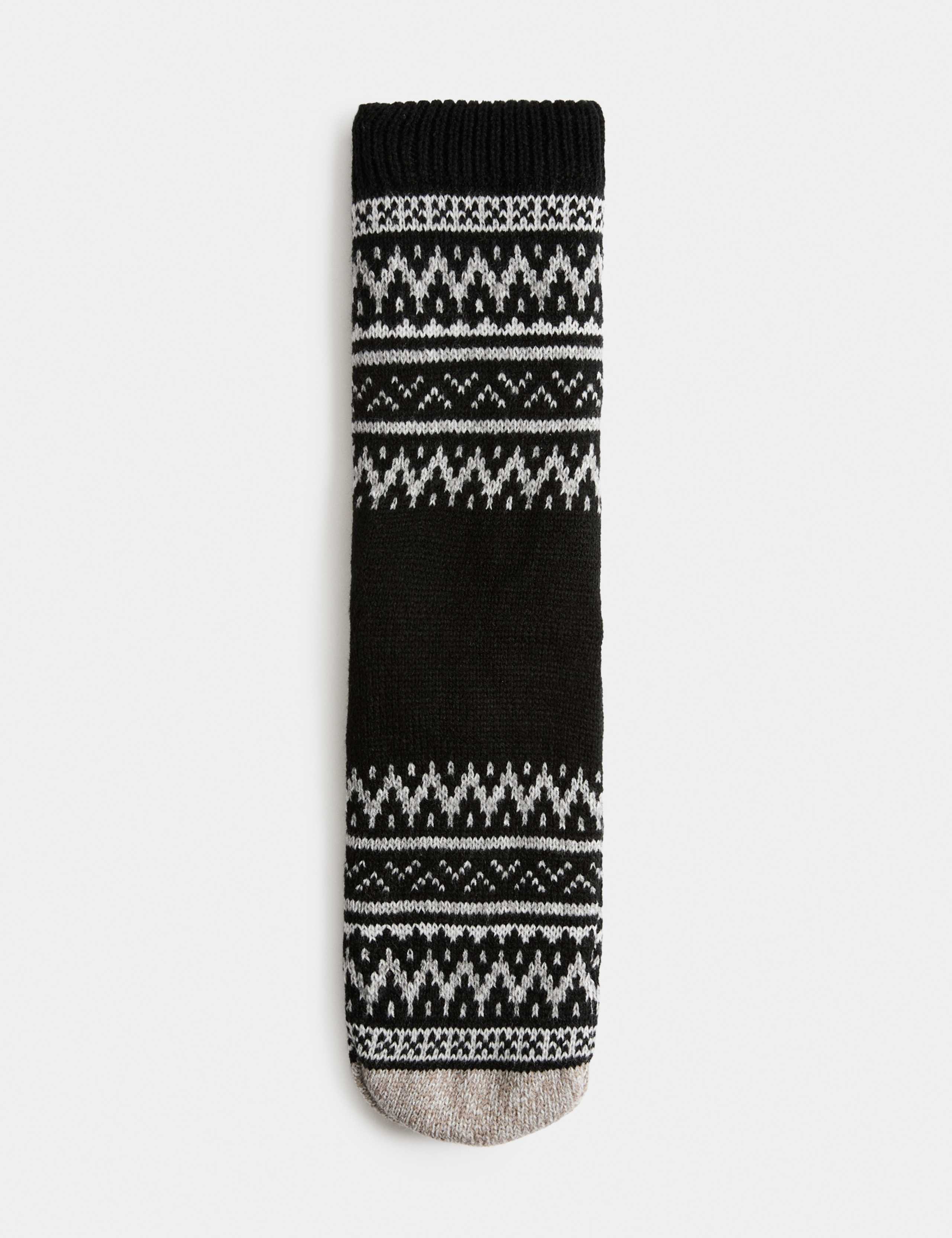 Fair Isle Slipper Socks 1 of 2