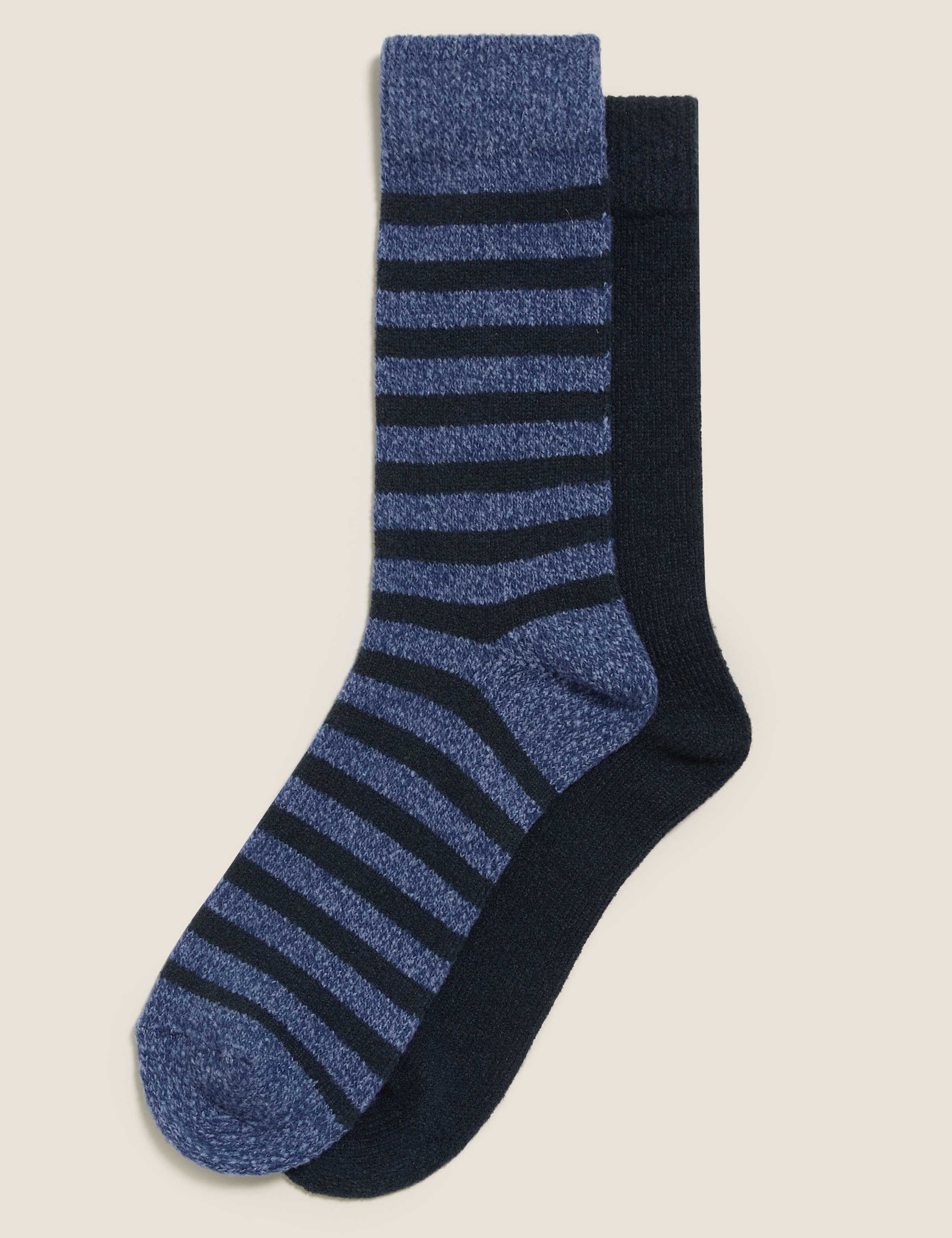 2pk Assorted Cosy Socks 1 of 1