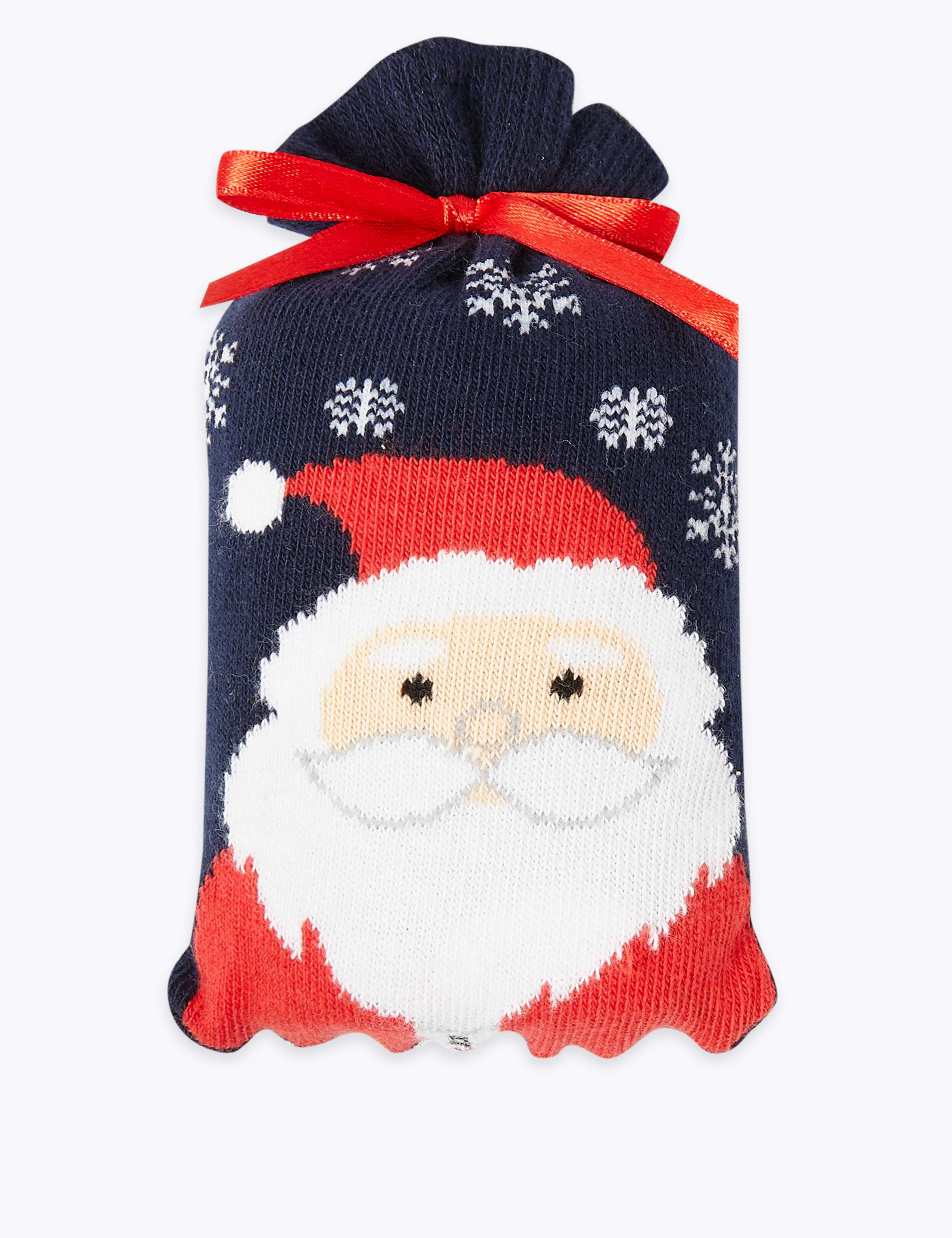 Cool & Fresh™ Santa Print Sock Bag 3 of 3