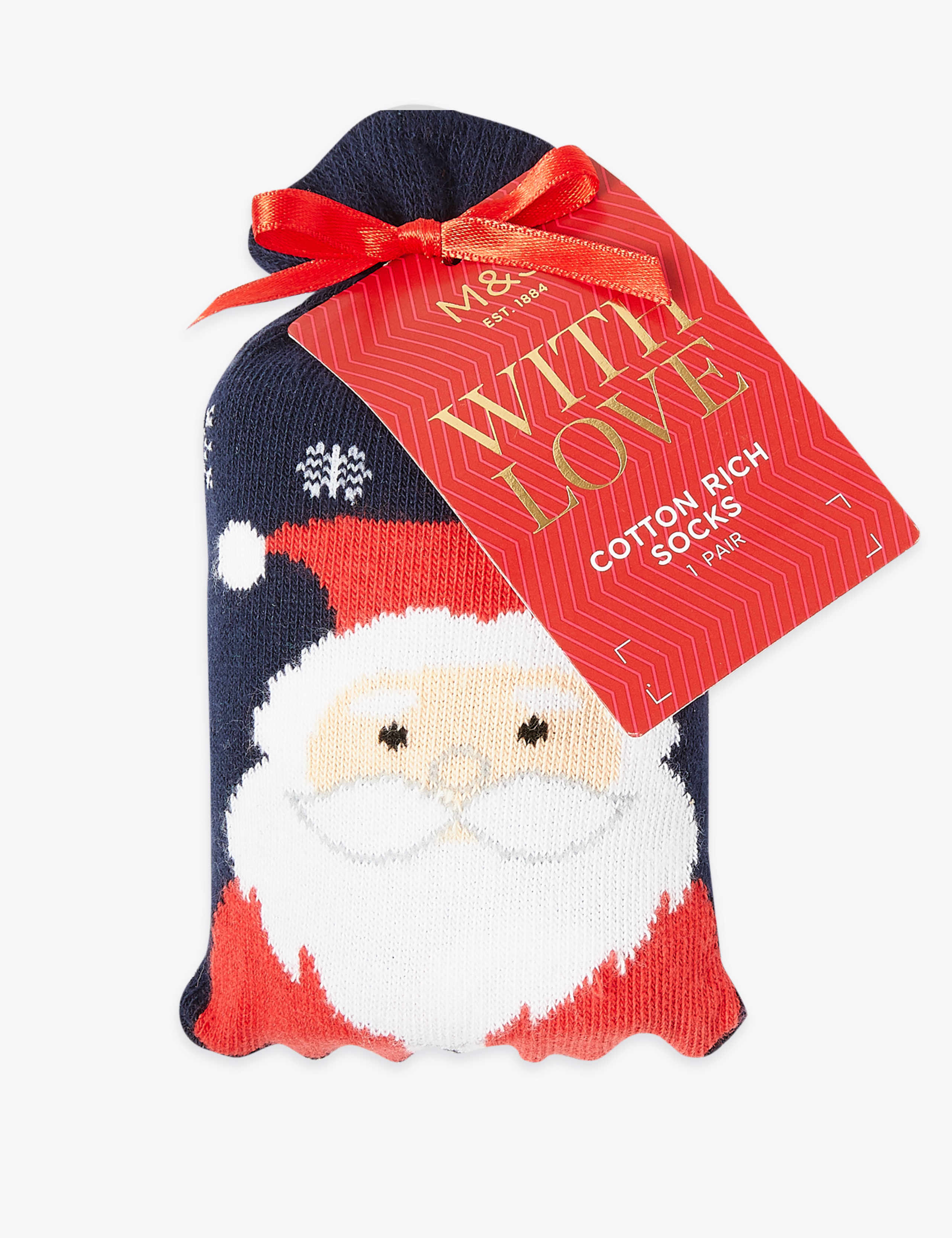 Cool & Fresh™ Santa Print Sock Bag 2 of 3