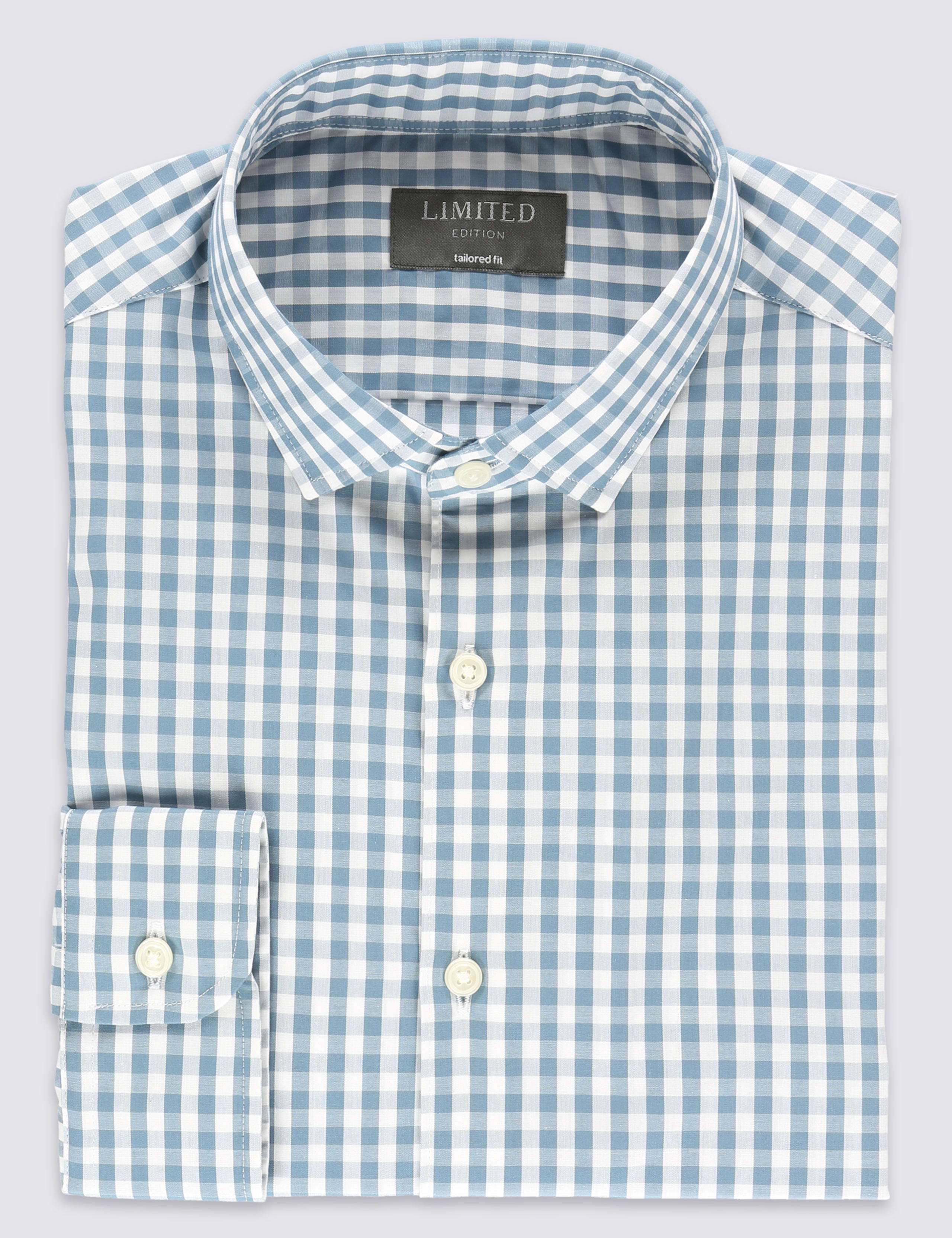 Pure Cotton Easy to Iron Tailored Fit Shirt 2 of 4