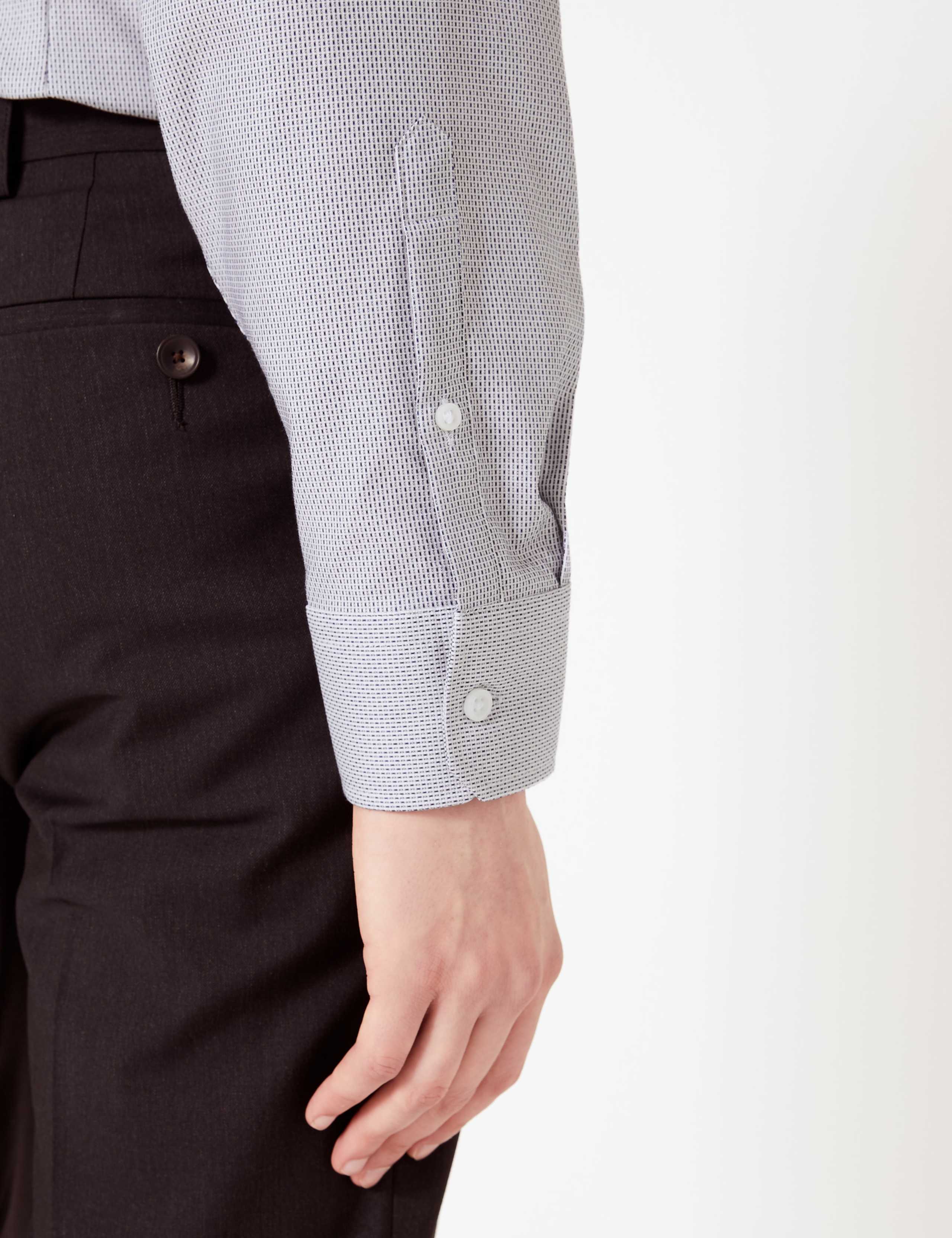 Slim Fit Easy Iron Shirt with Stretch 5 of 5