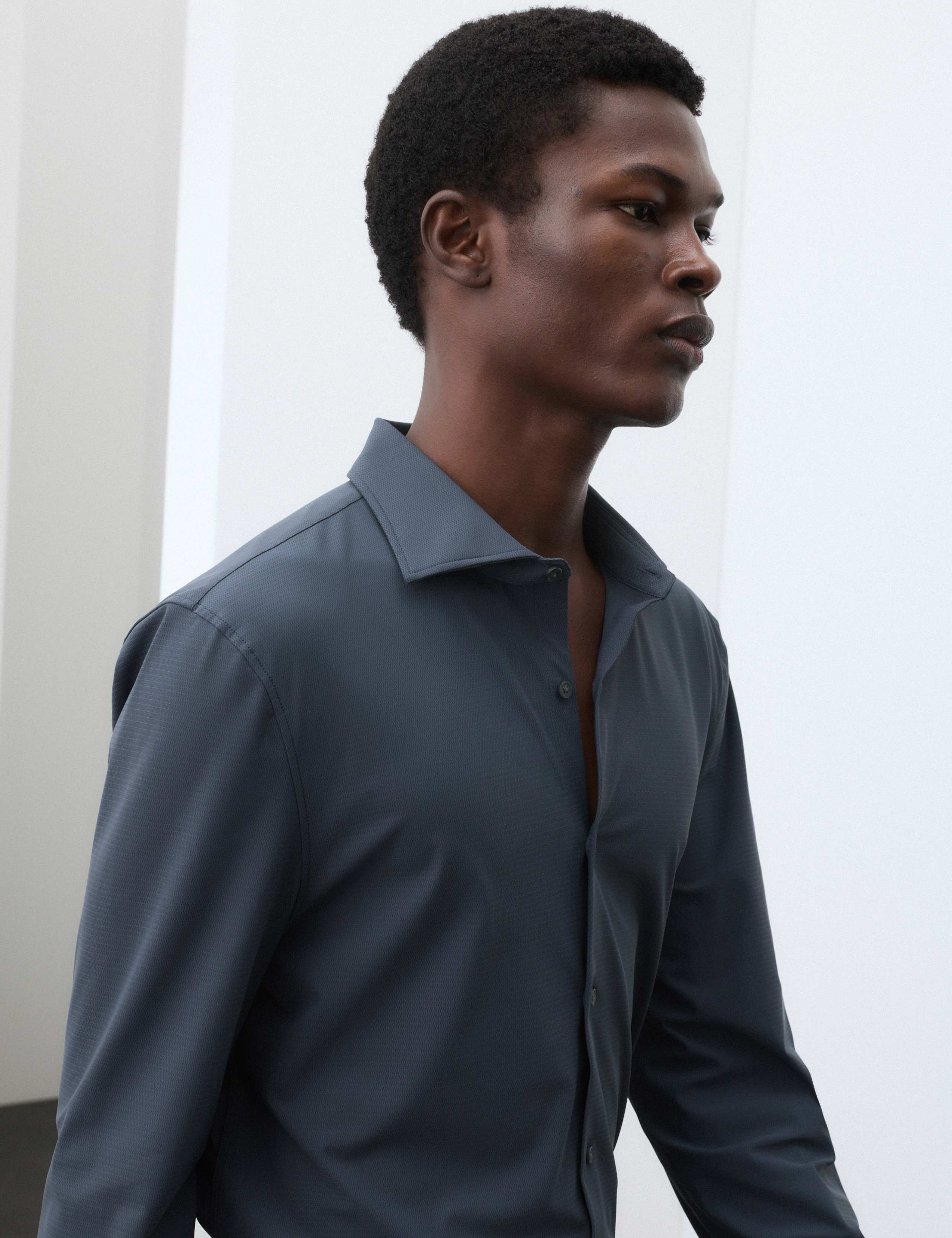 Super Stretch Textured Shirt 6 of 7