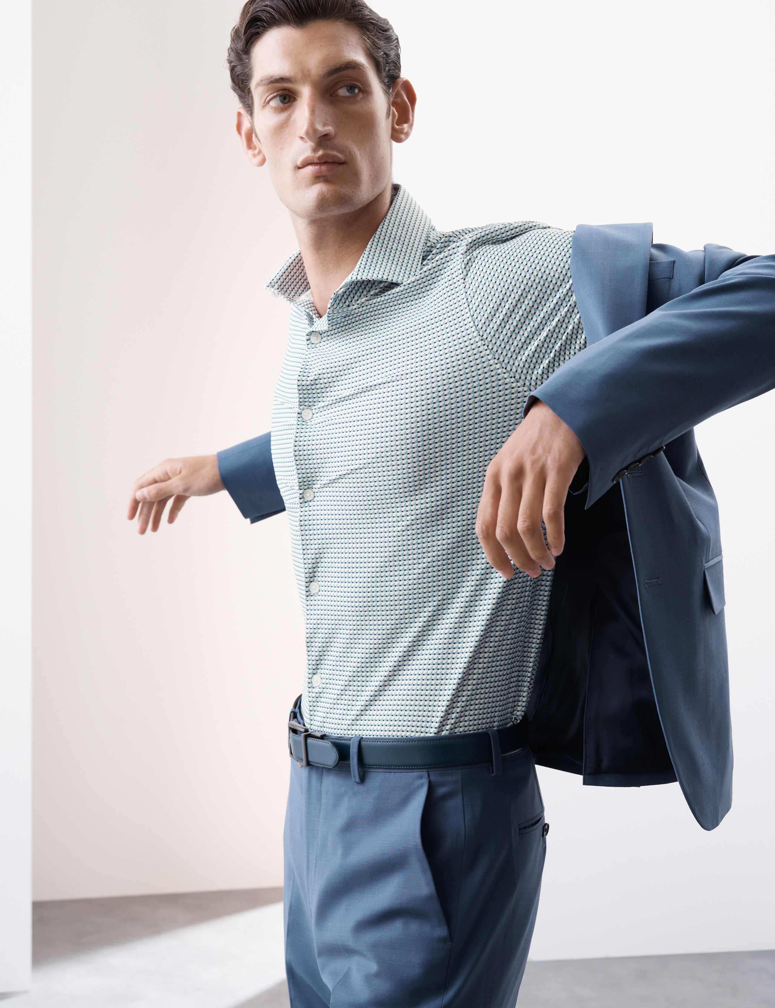 Tailored Fit Stretch Performance Shirt 6 of 7