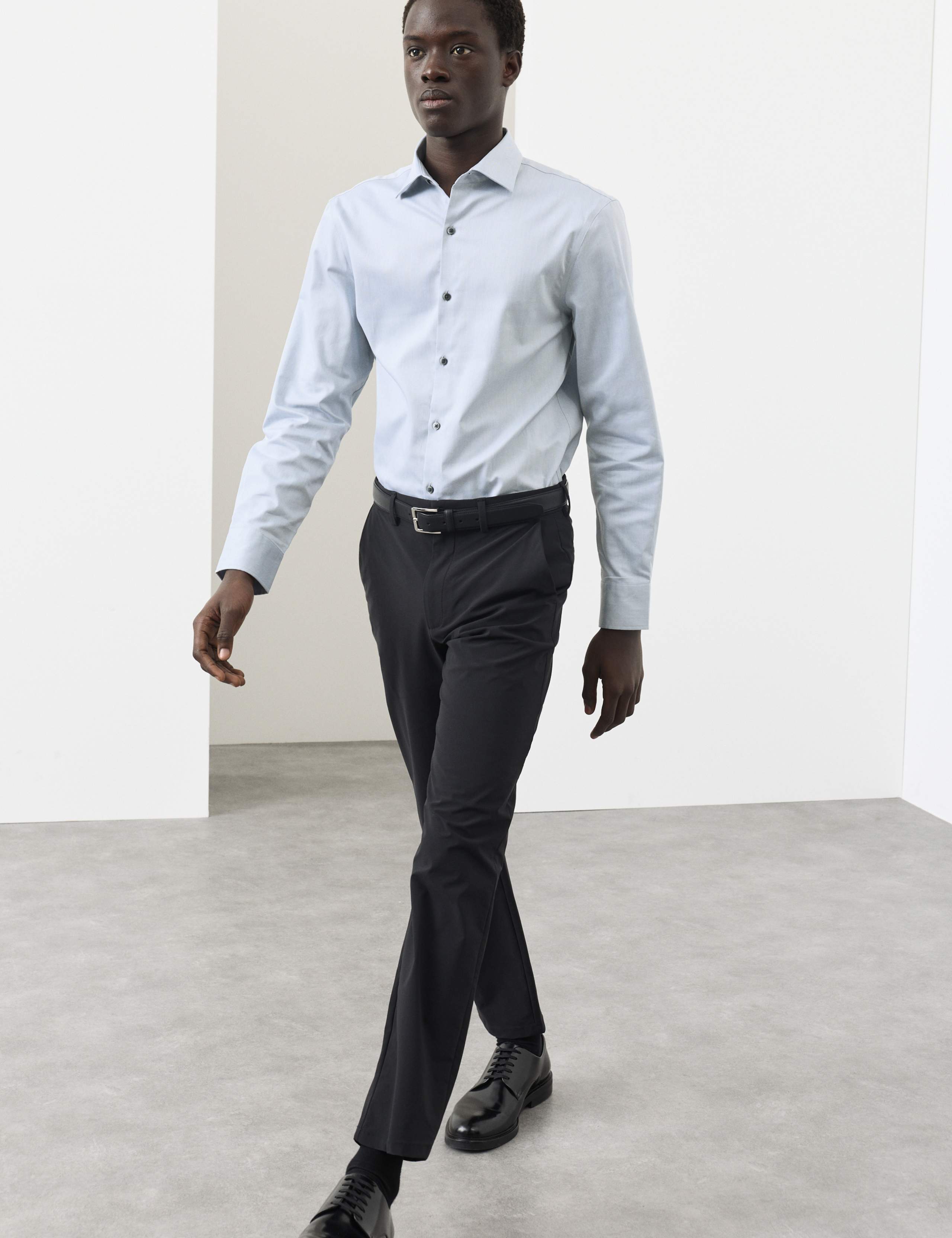 Slim Fit Cotton Rich Dress Shirt 6 of 7