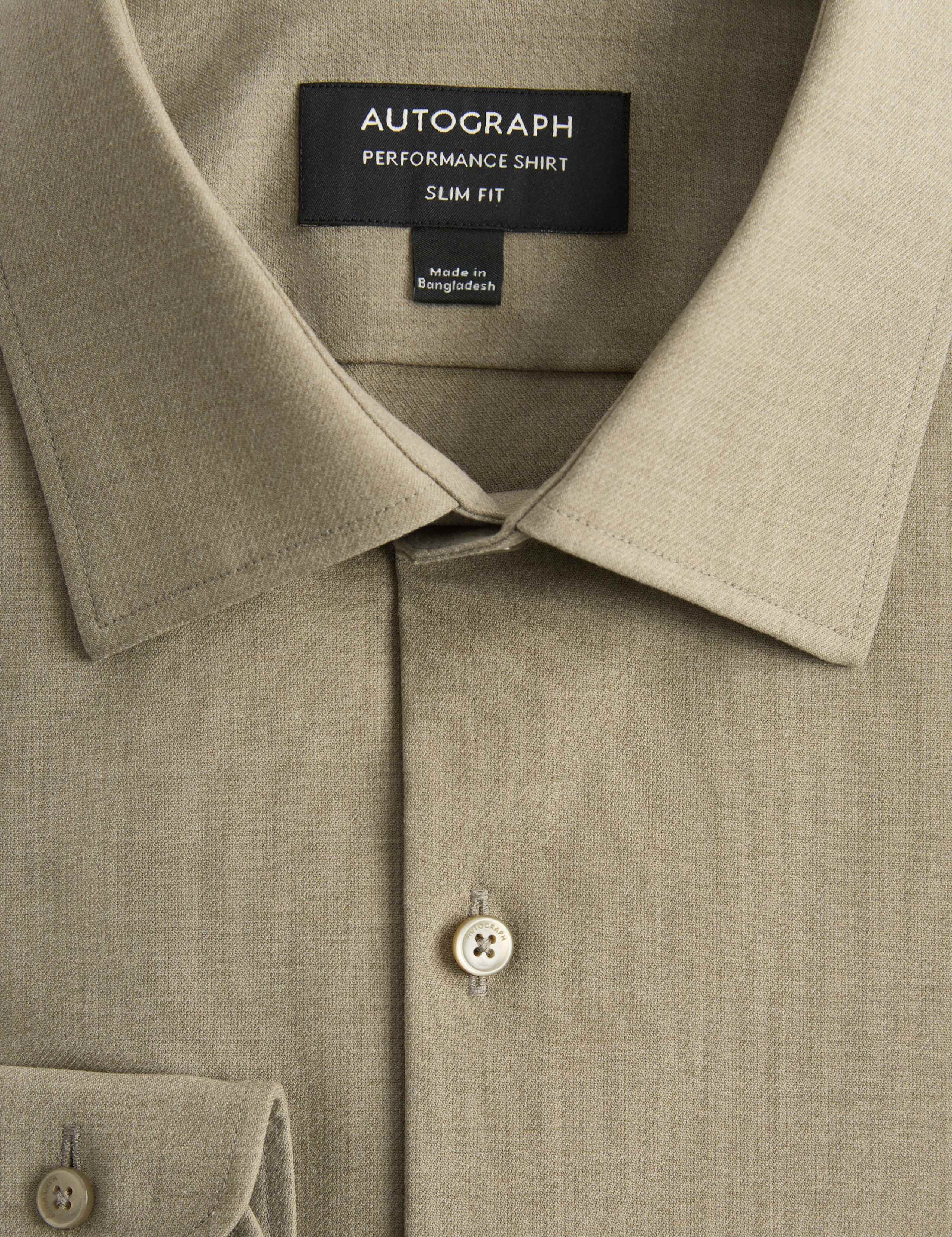 Performance Slim Fit Shirt with Wool 5 of 7