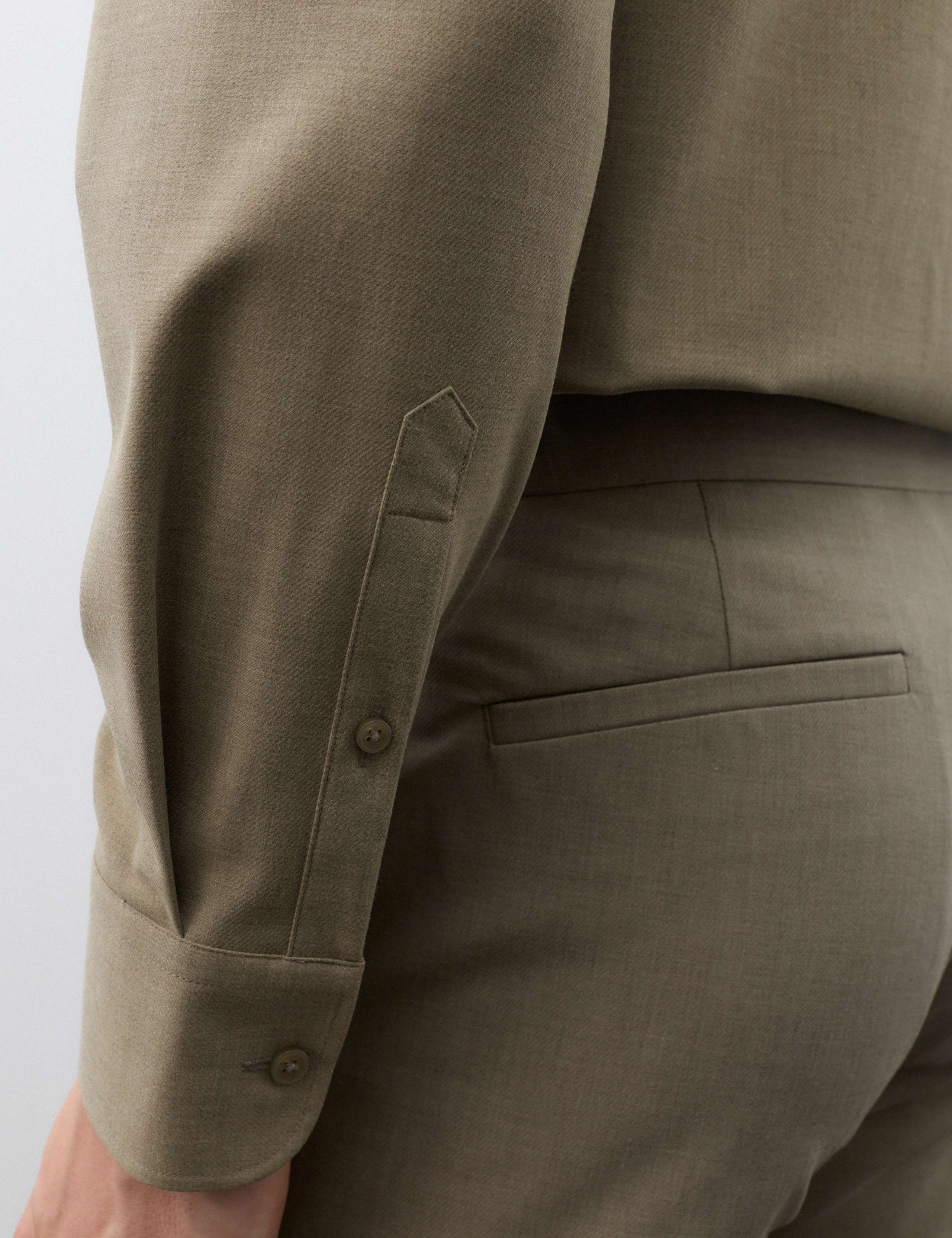 Performance Slim Fit Shirt with Wool 6 of 7