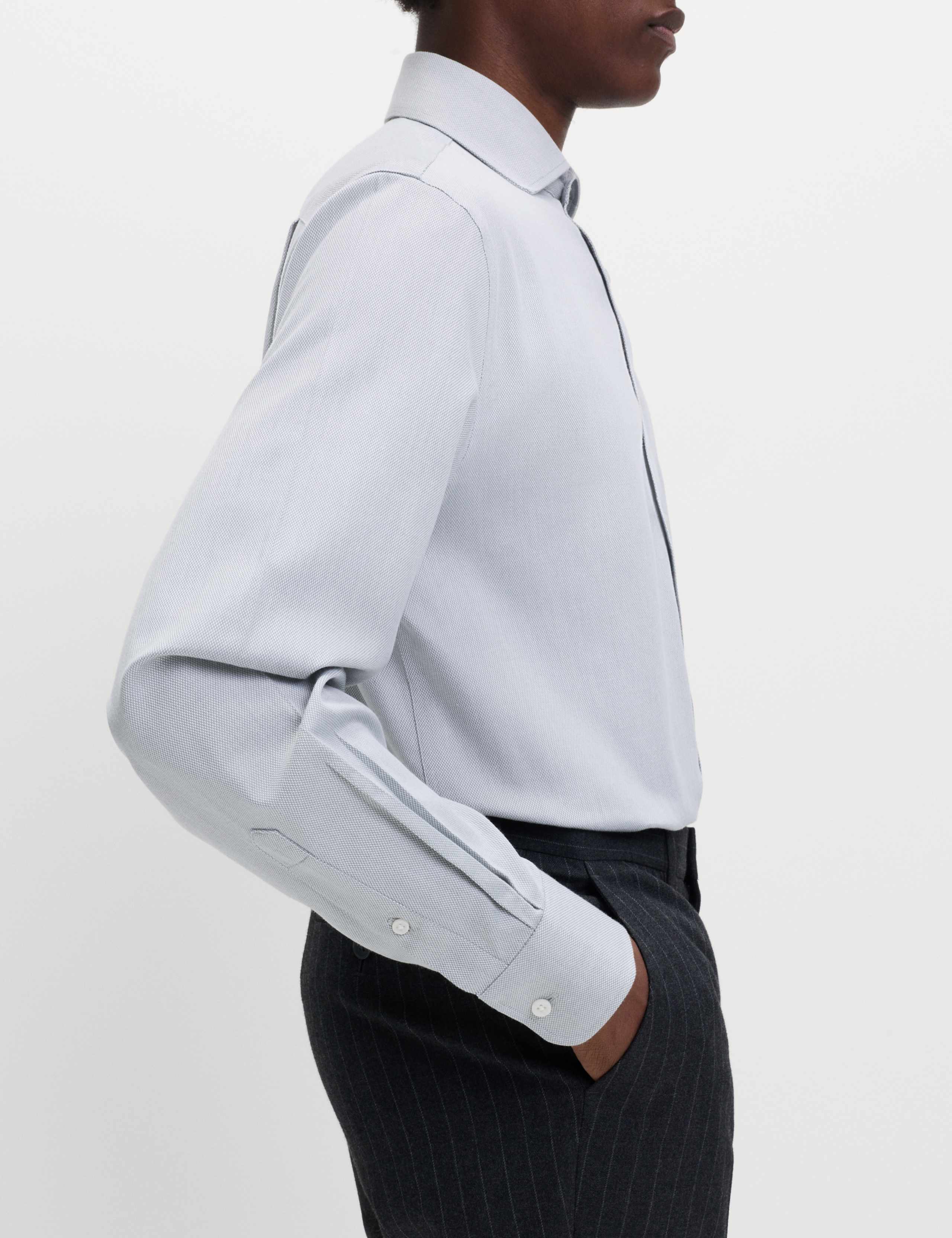 Regular Fit Ultimate Non Iron Cotton Textured Shirt 5 of 7