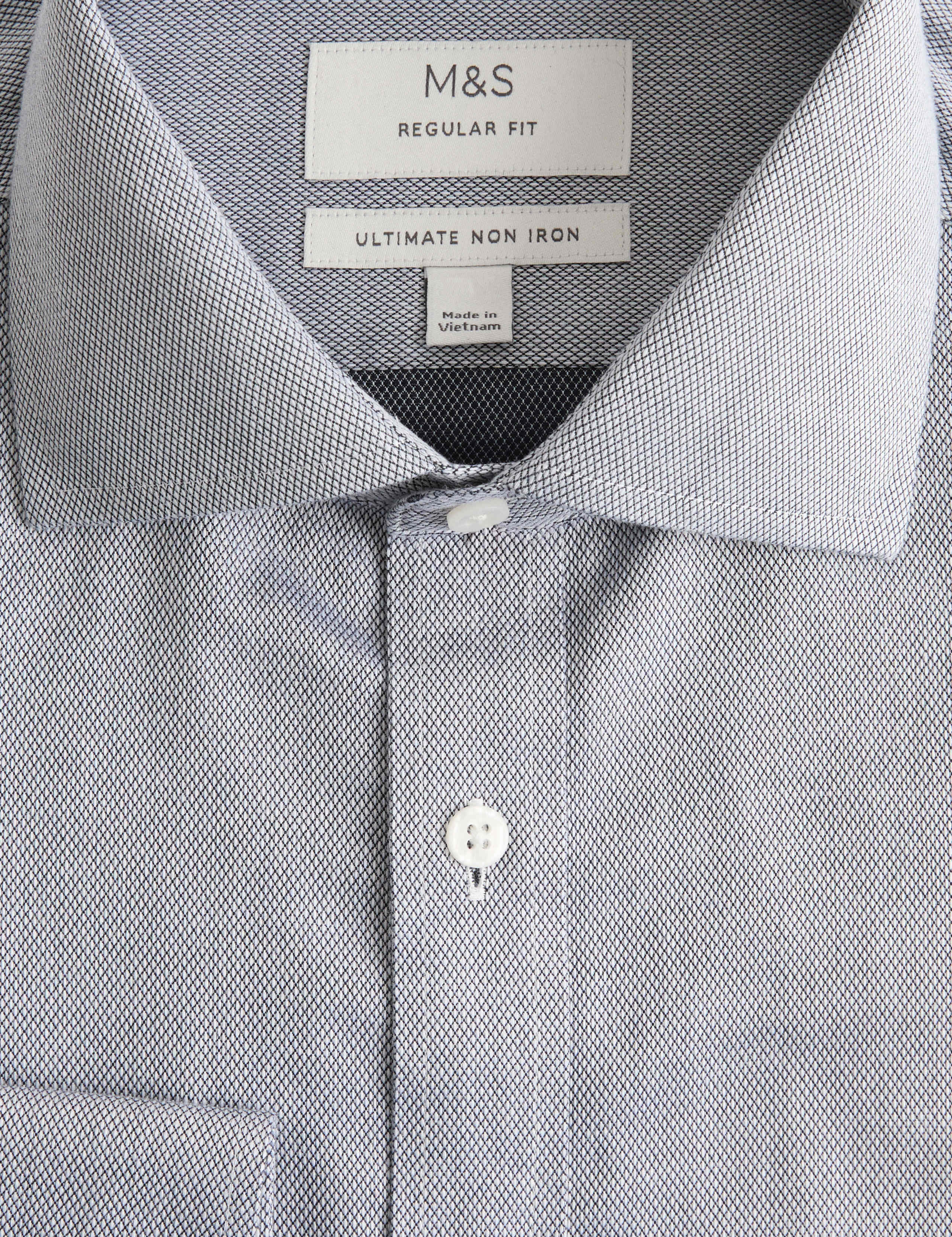 Regular Fit Ultimate Non Iron Cotton Textured Shirt 8 of 8