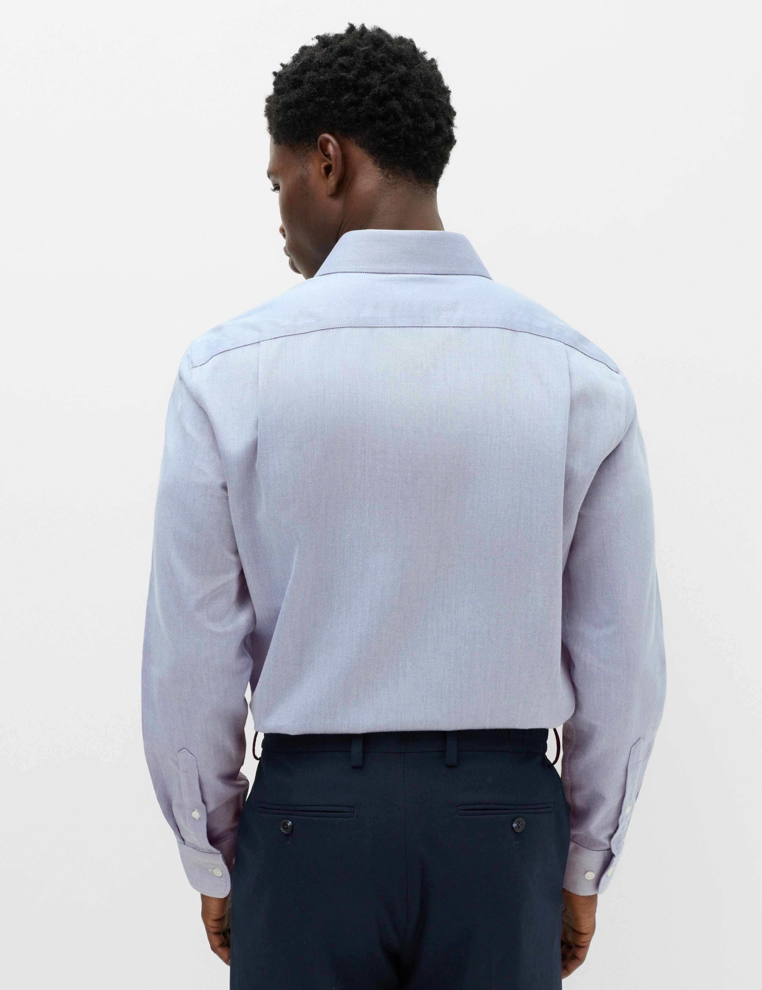 Slim Fit Ultimate Non Iron Pure Cotton Textured Shirt 7 of 8