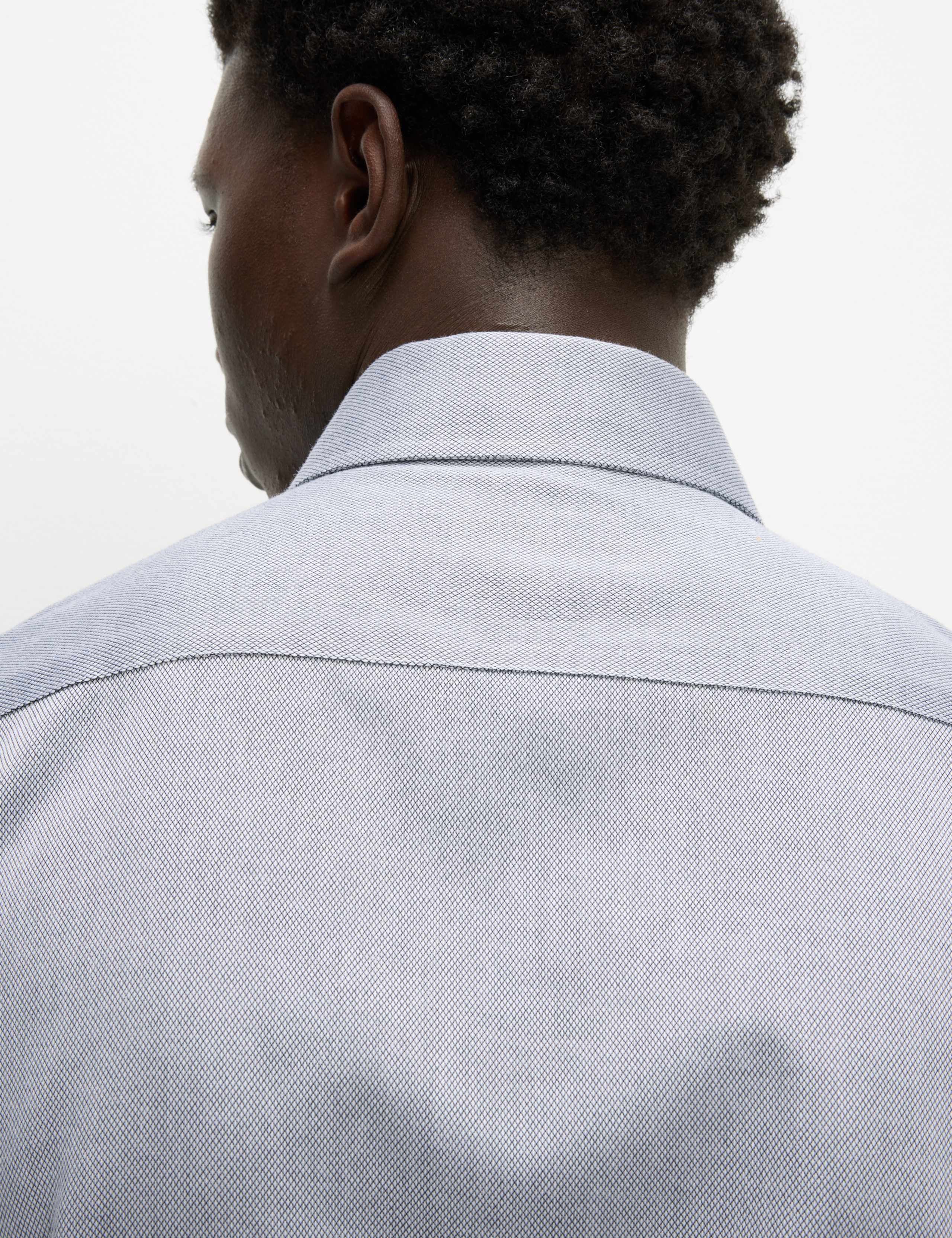 Slim Fit Ultimate Non Iron Pure Cotton Textured Shirt 4 of 8