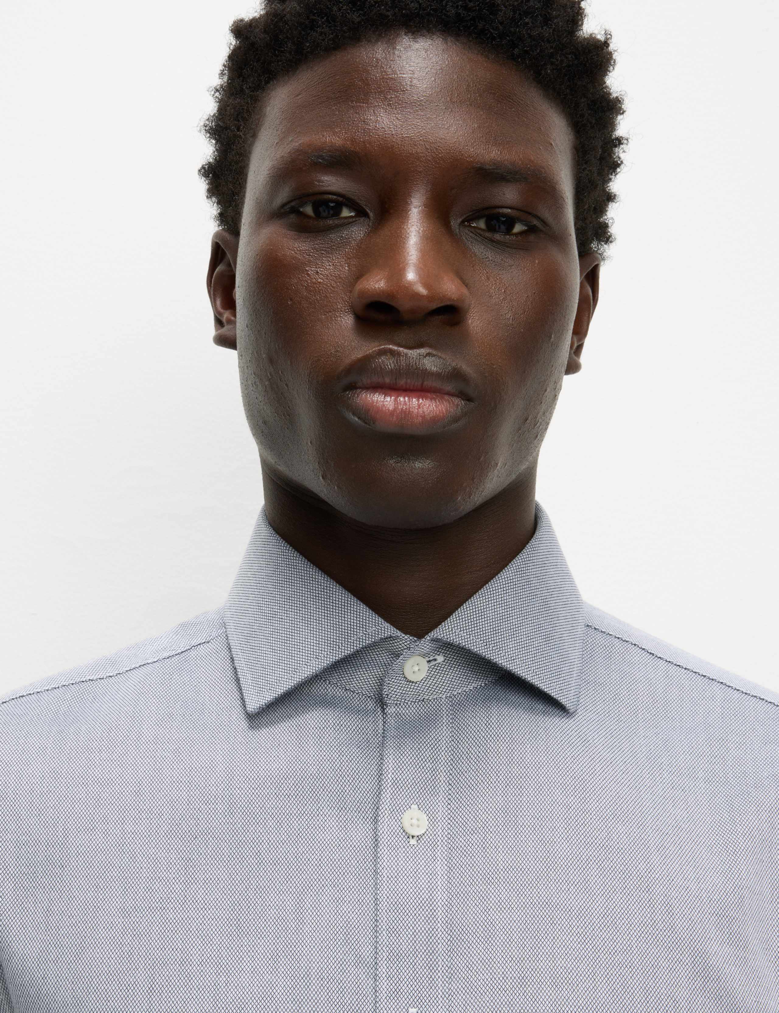 Slim Fit Ultimate Non Iron Pure Cotton Textured Shirt 6 of 8