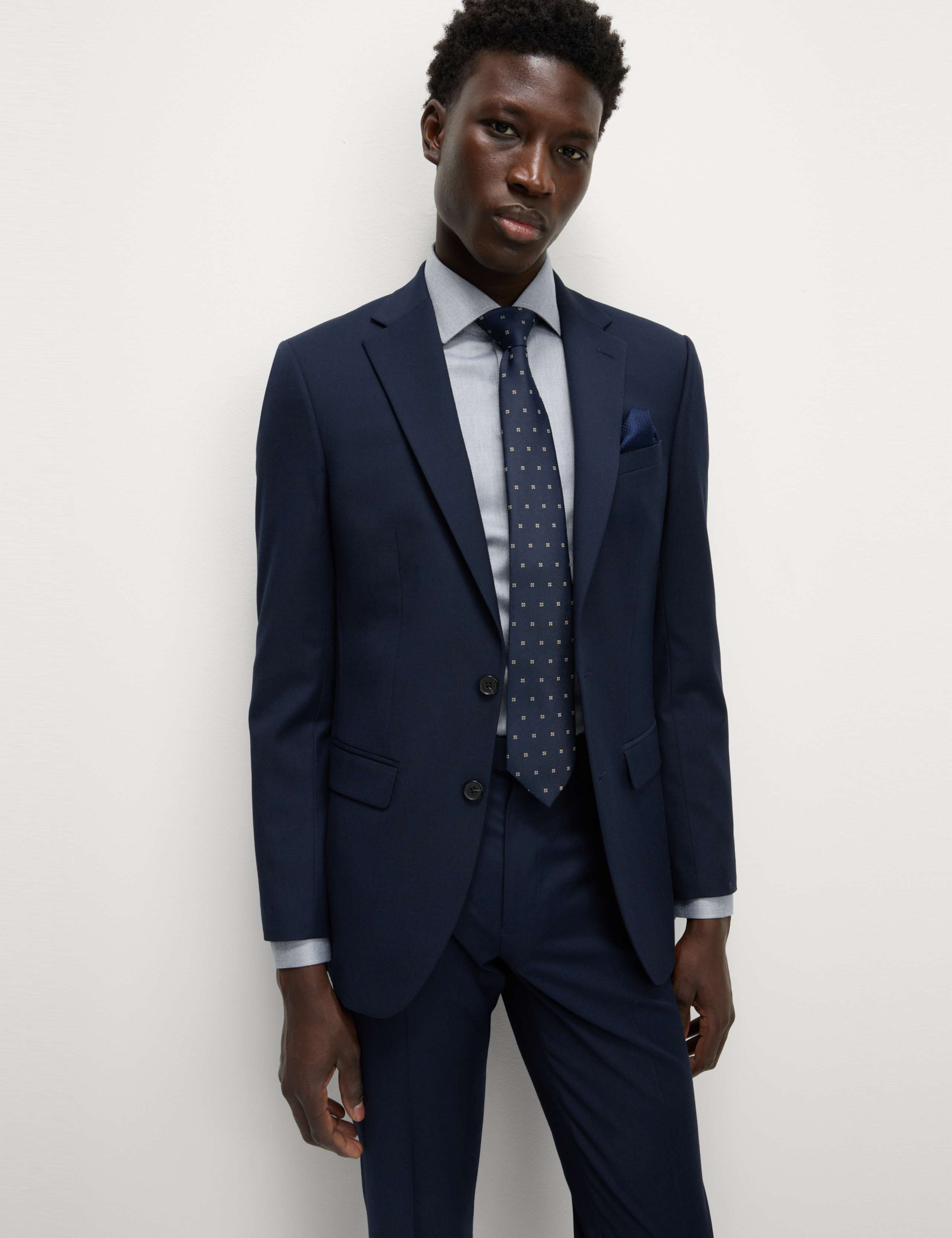 Slim Fit Ultimate Non Iron Pure Cotton Textured Shirt 8 of 8