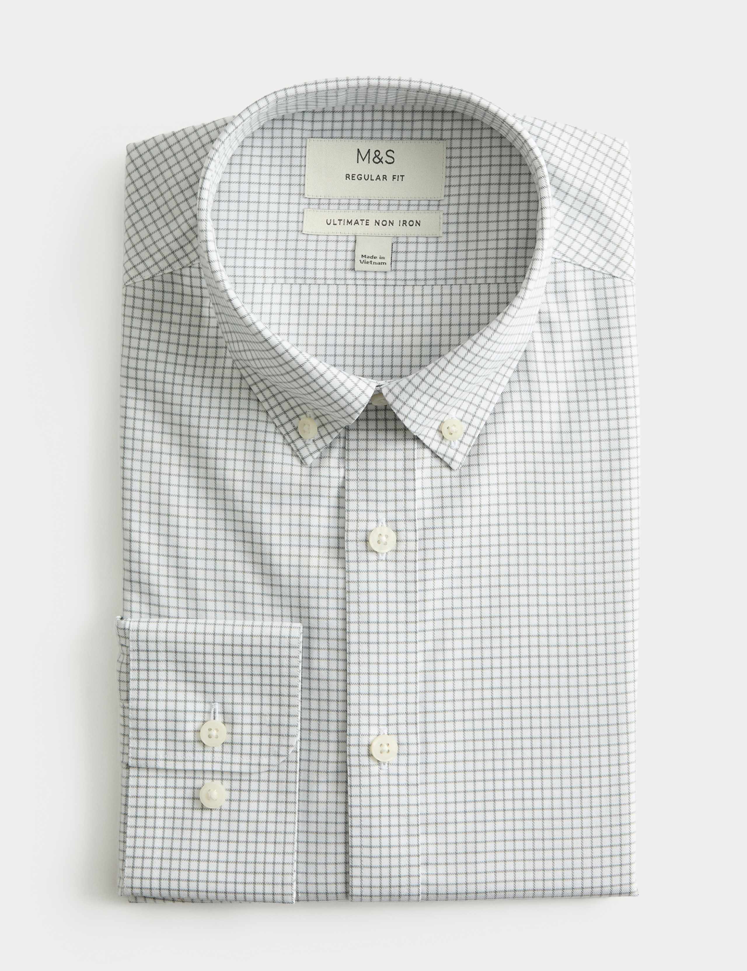 Ultimate Regular Fit Non Iron Check Shirt 2 of 7