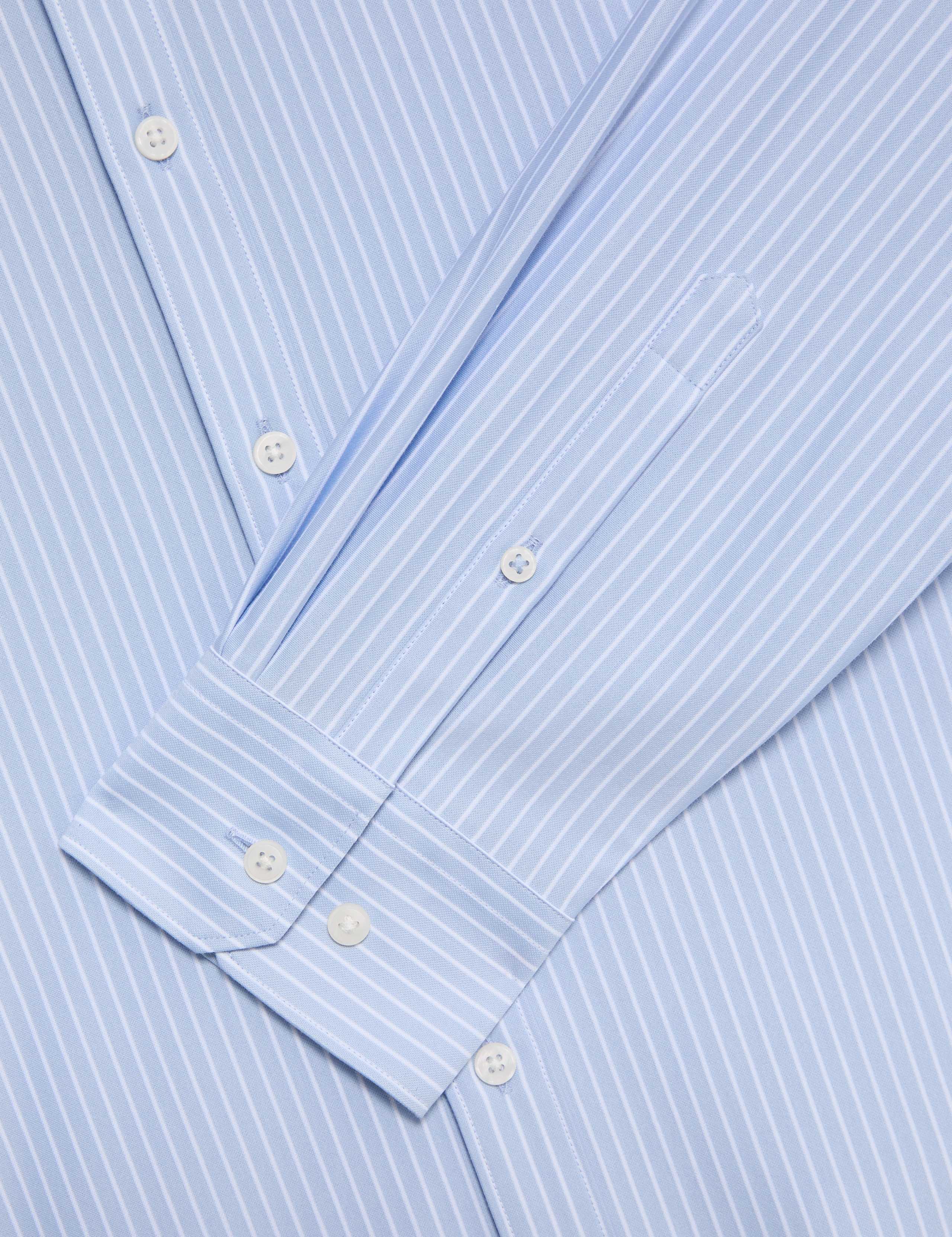 The Ultimate Regular Fit Non Iron Jersey Striped Shirt 3 of 6