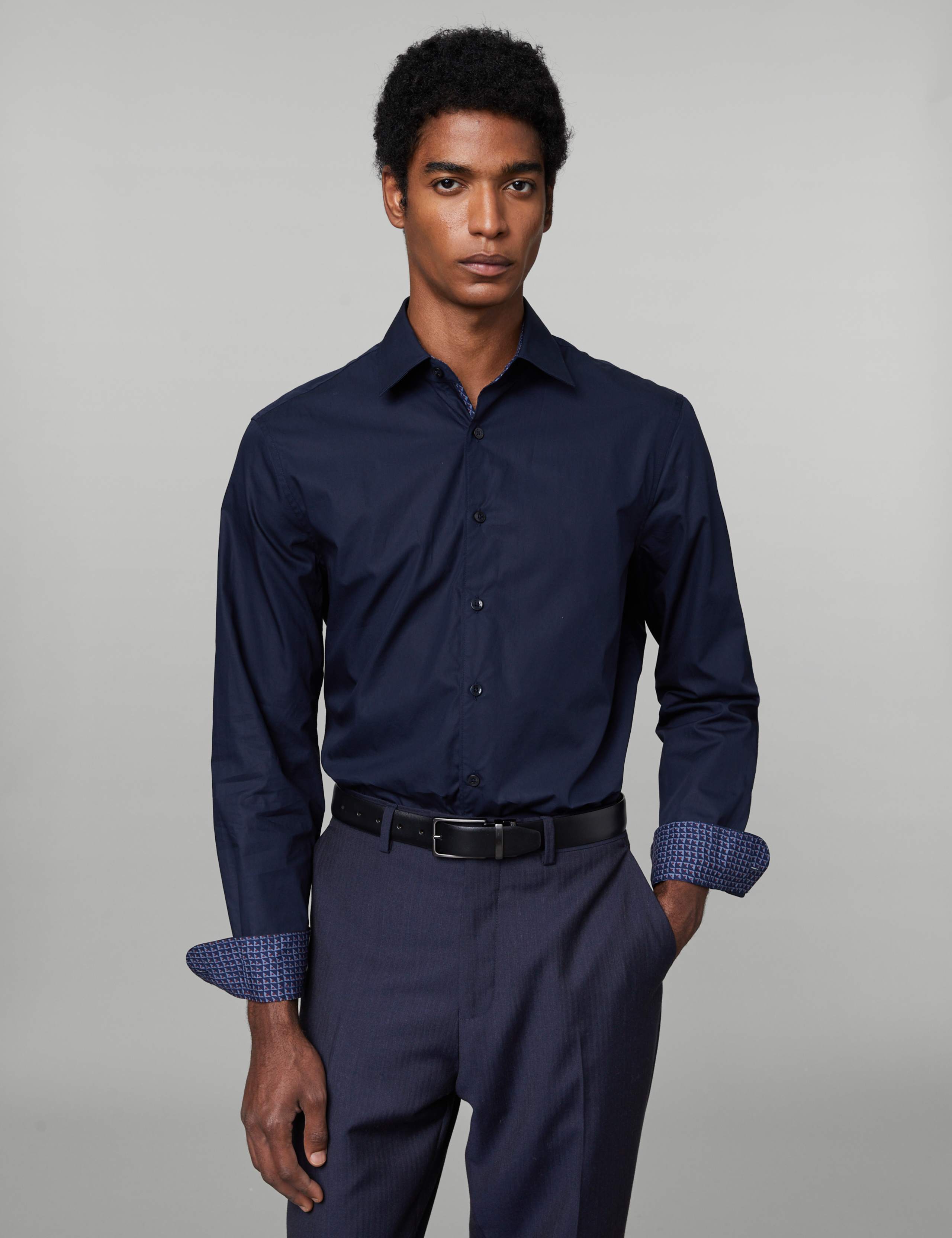 Tailored Fit Pure Cotton Shirt 1 of 7