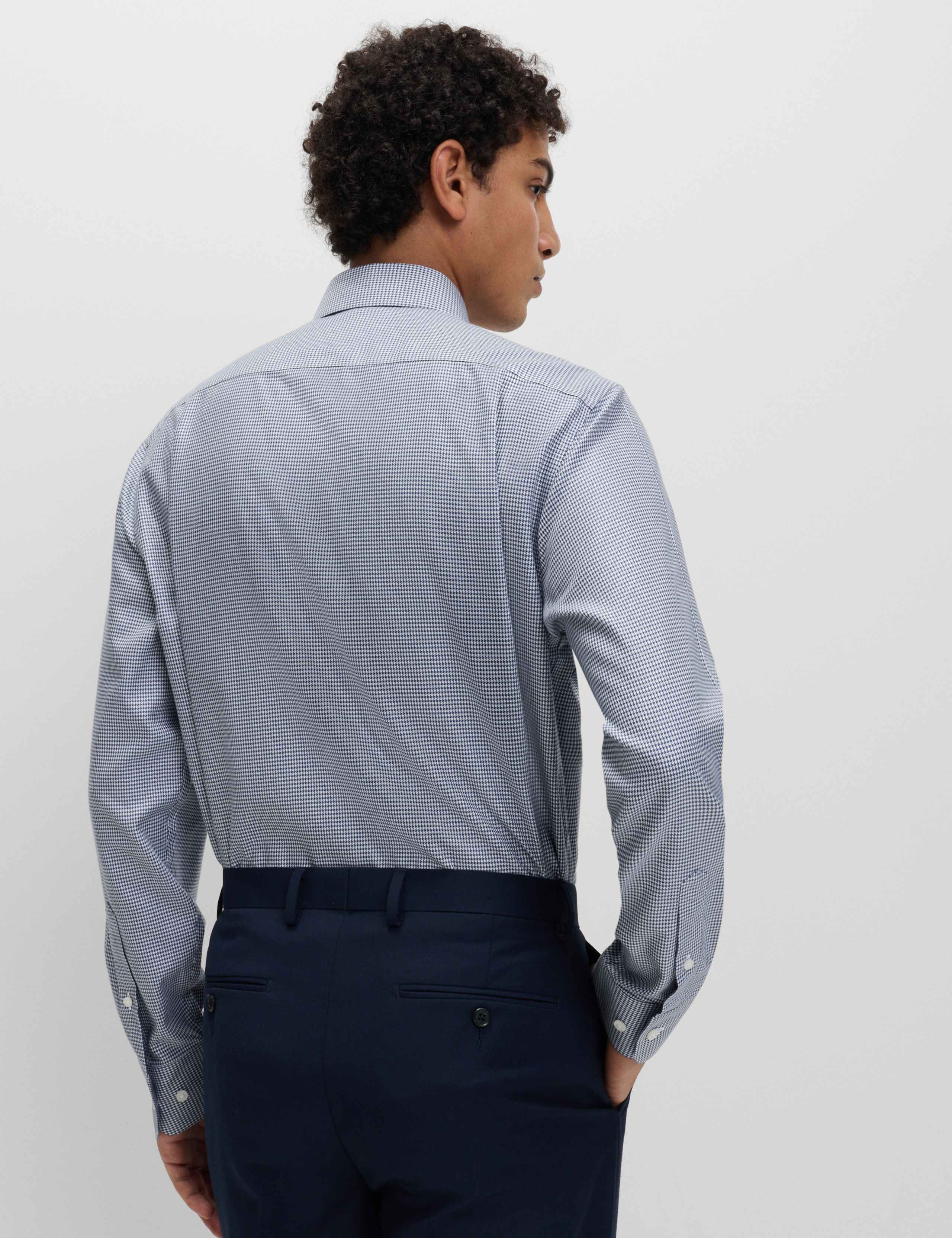 Ultimate Regular Fit Non Iron Pure Cotton Textured Shirt 7 of 7