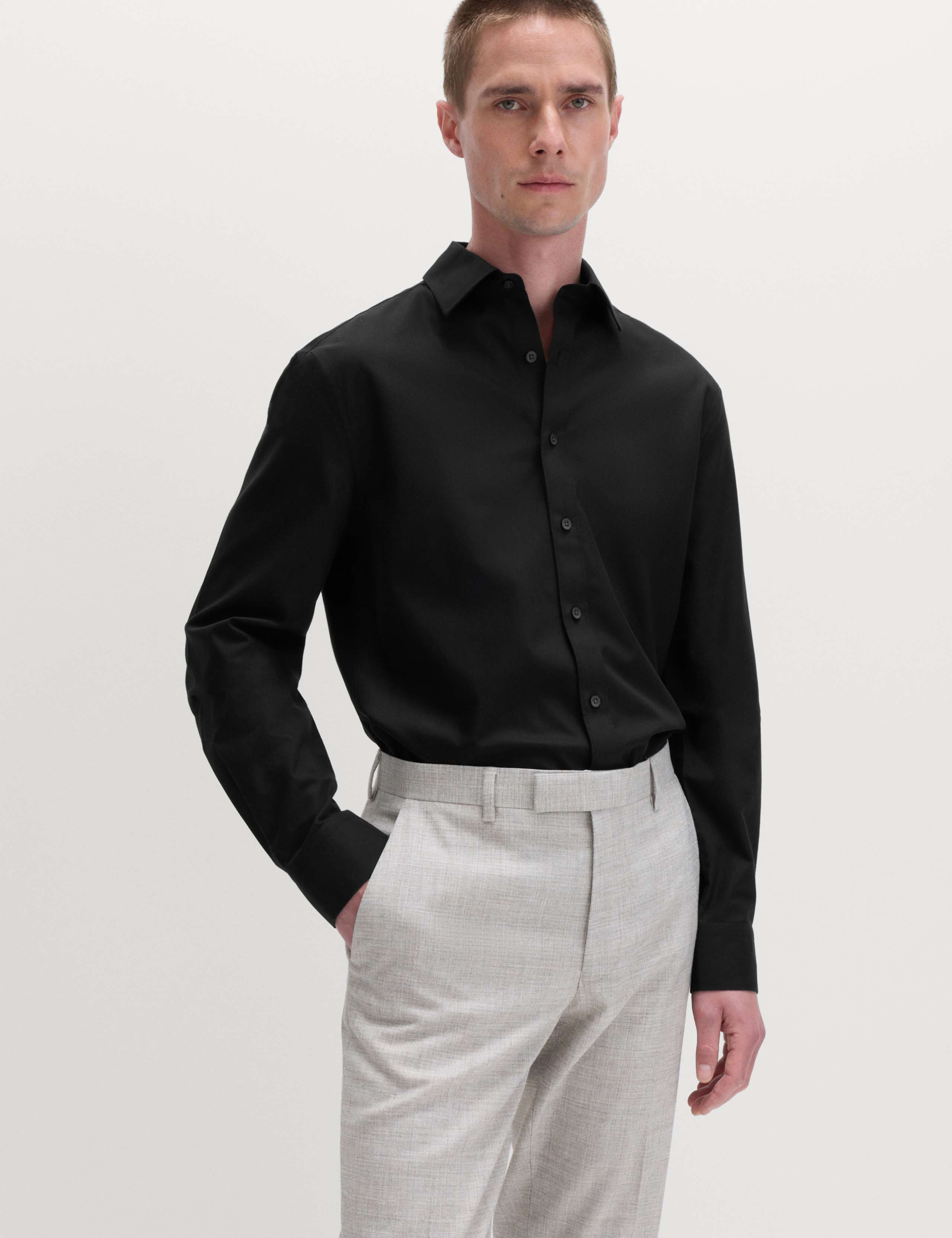 Ultimate Slim Fit Non Iron Pure Cotton Shirt 1 of 7
