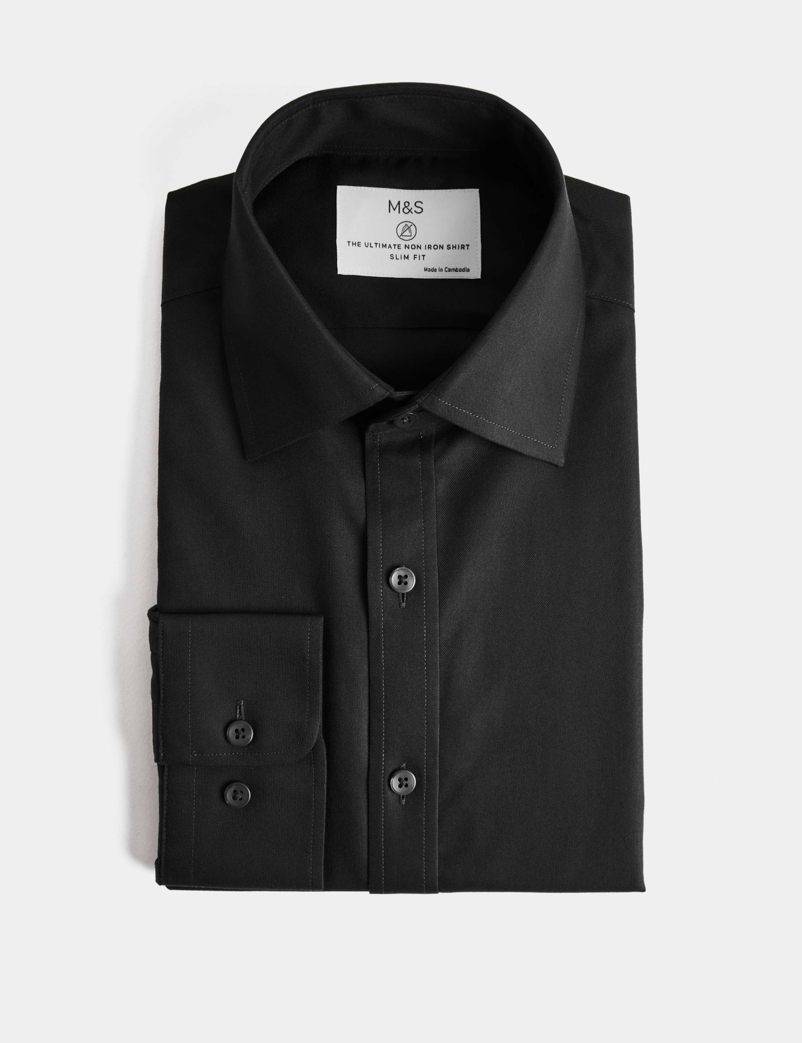Ultimate Slim Fit Non Iron Pure Cotton Shirt 2 of 7
