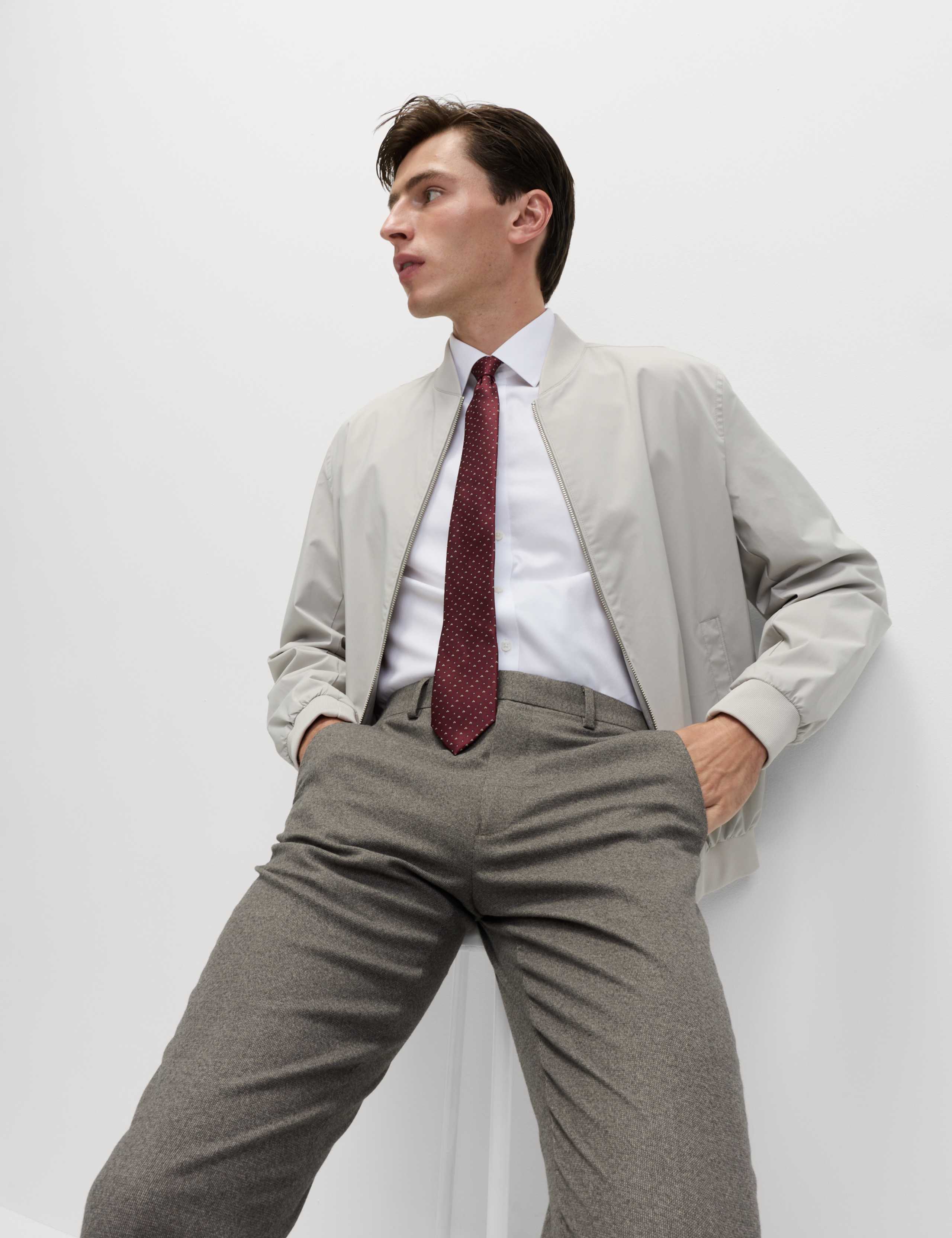 Regular Fit 2 Inch Shorter Ultimate Non Iron Twill Shirt 5 of 8