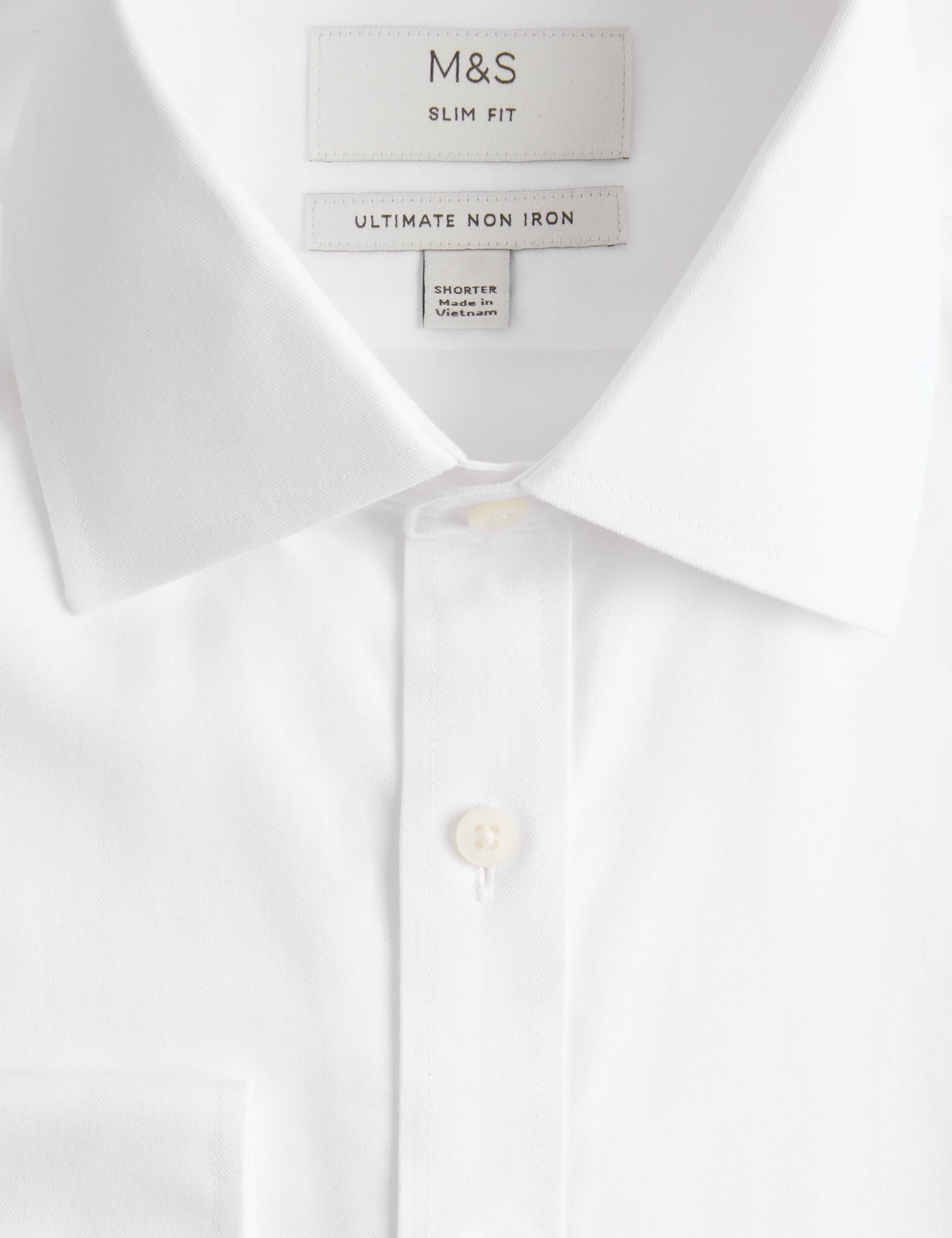 Slim Fit 2 Inch Shorter Ultimate Non Iron Cotton Shirt 3 of 3