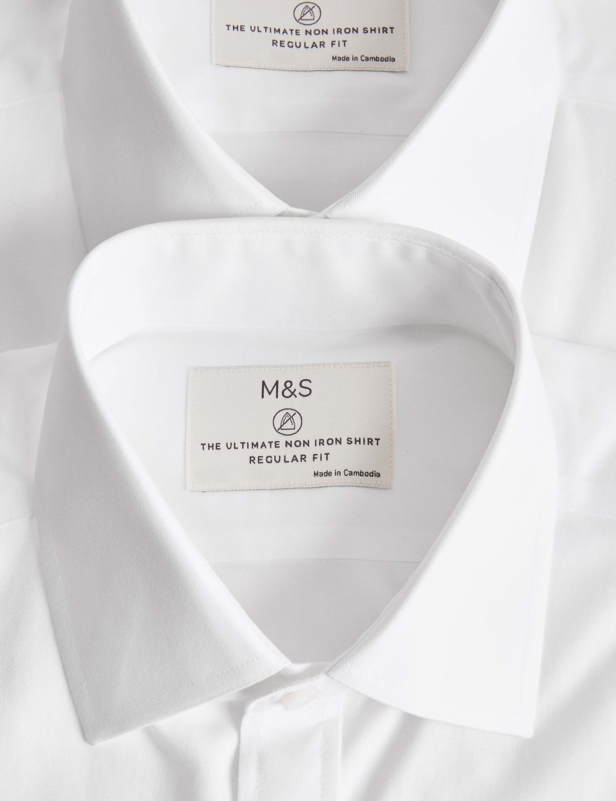 Ultimate 2 Pack Regular Fit Non Iron Shirts 6 of 6