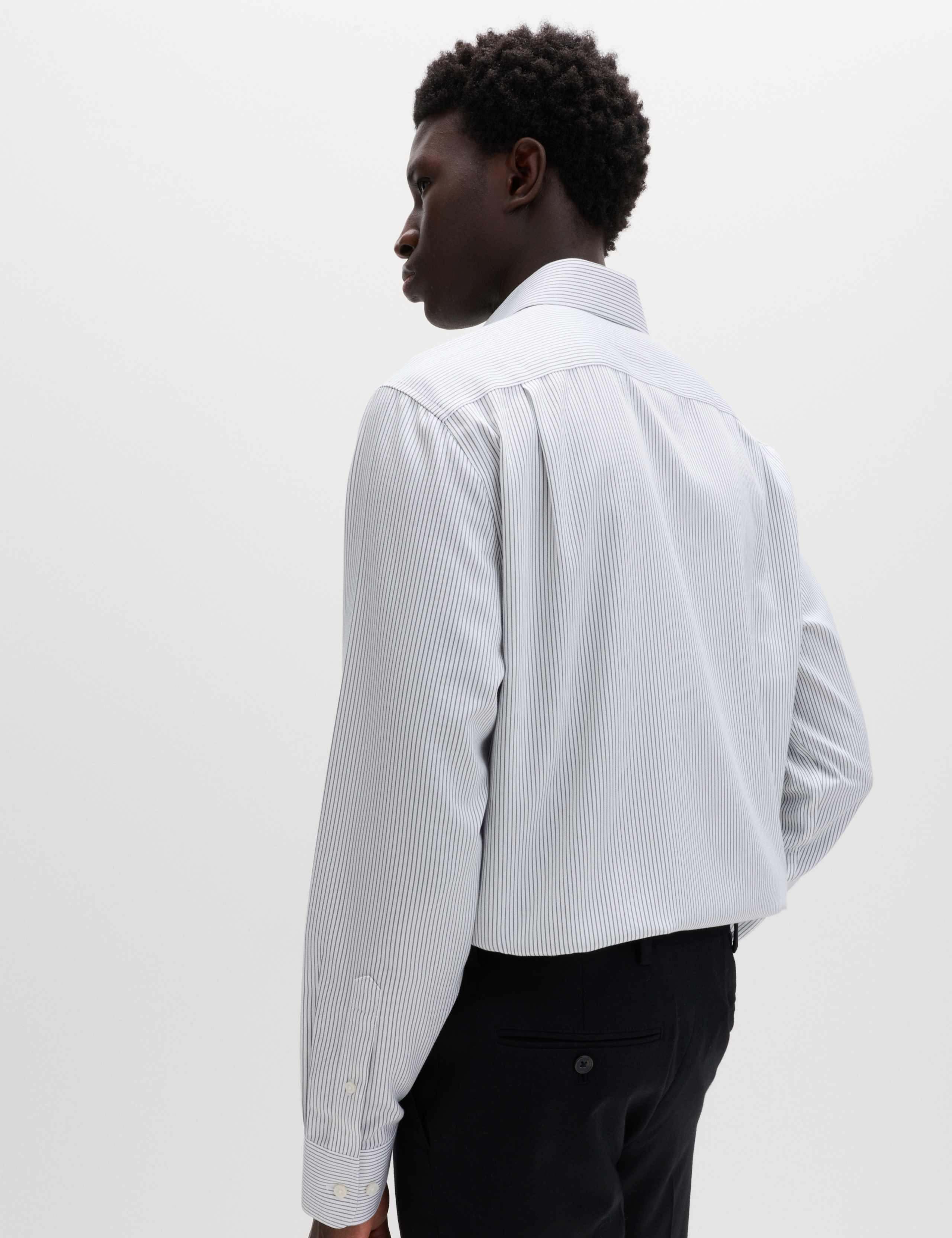 Regular Fit Ultimate Non Iron Cotton Striped Shirt 5 of 7