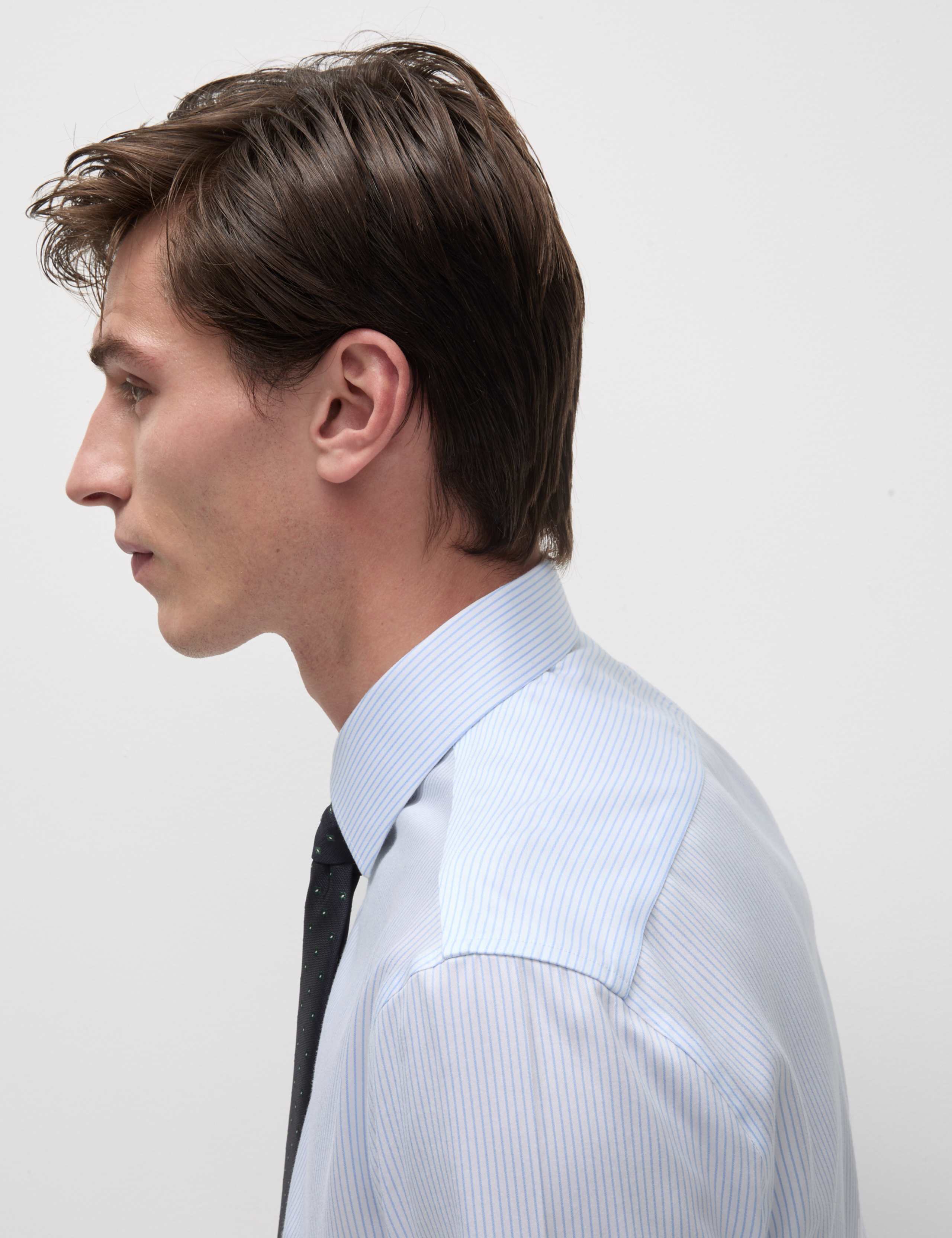 Slim Fit Ultimate Non Iron Cotton Striped Shirt 3 of 6