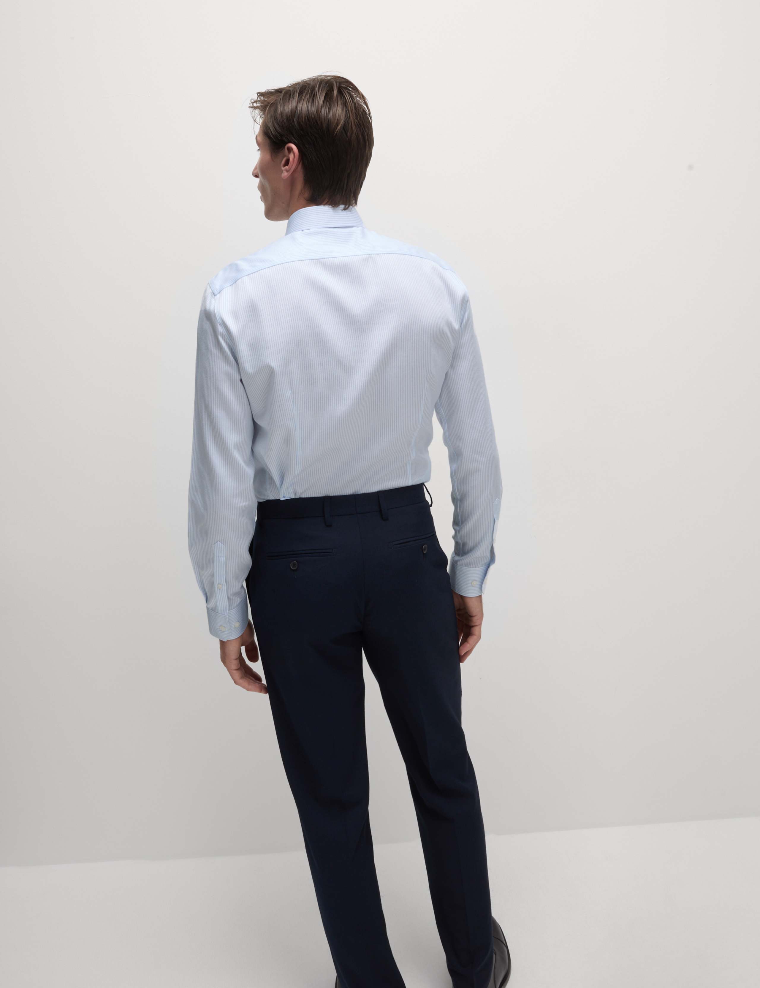 Slim Fit Ultimate Non Iron Cotton Striped Shirt 5 of 6