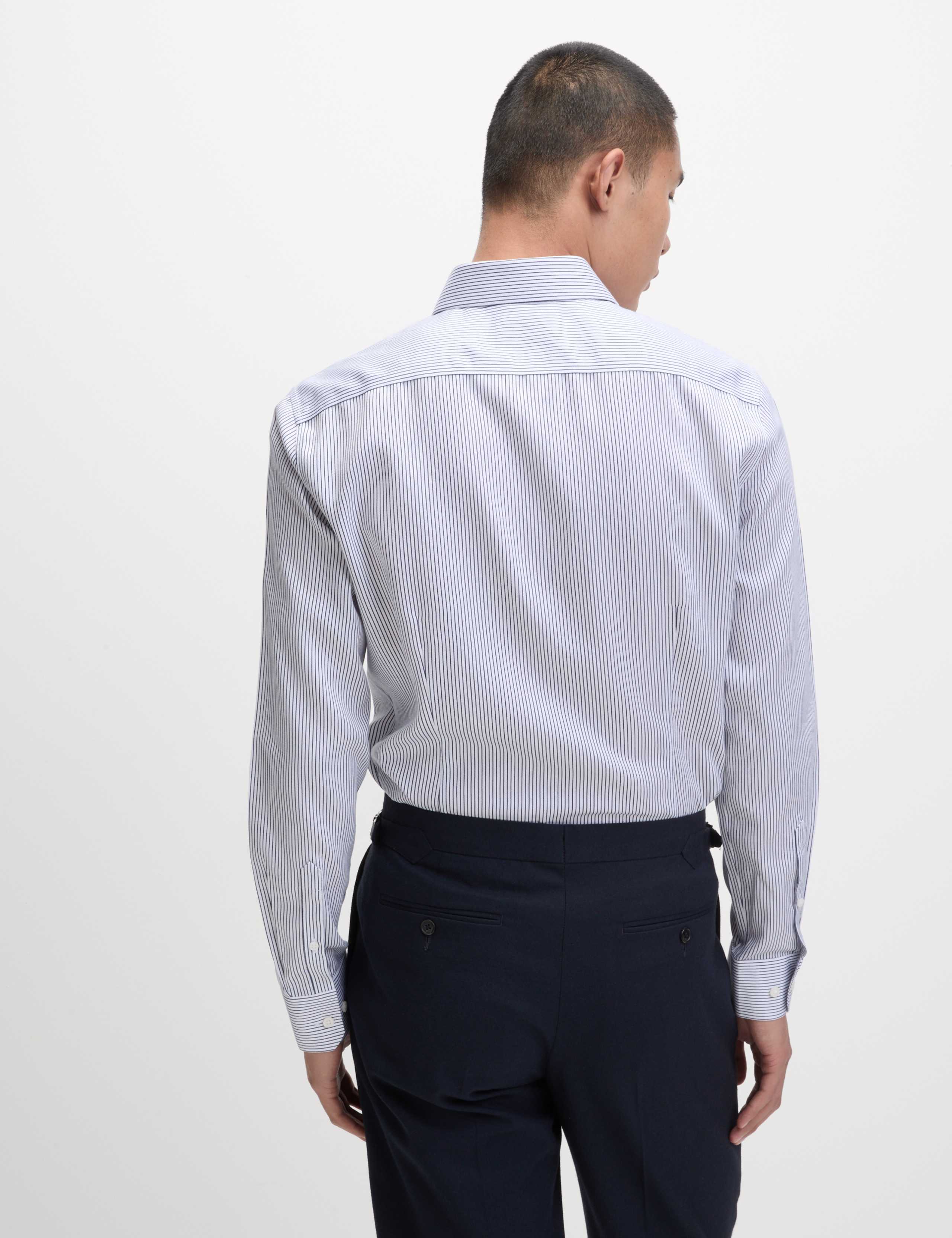 Slim Fit Ultimate Non Iron Cotton Striped Shirt 6 of 7
