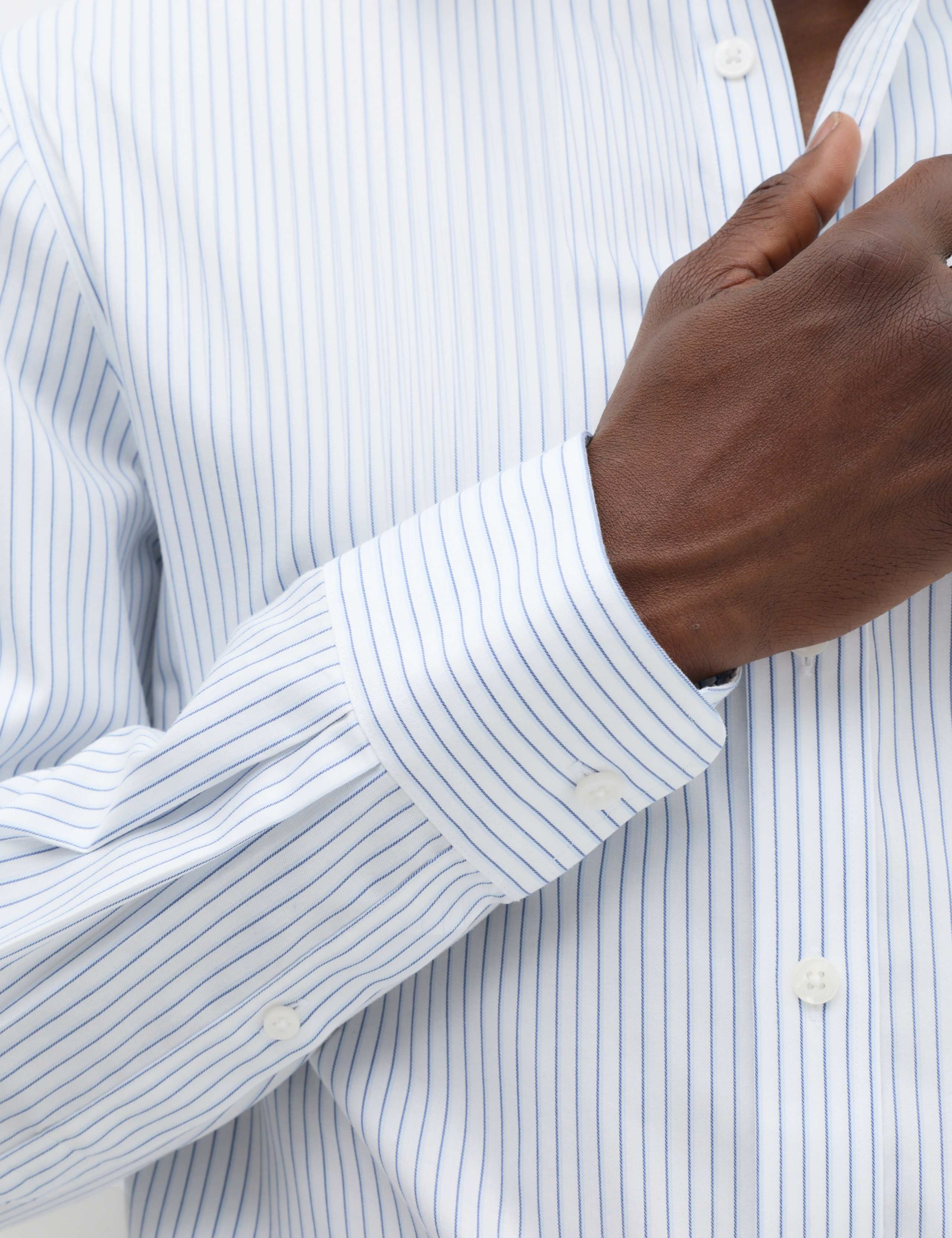 Regular Fit UItimate Non Iron Pure Cotton Striped Shirt 3 of 6