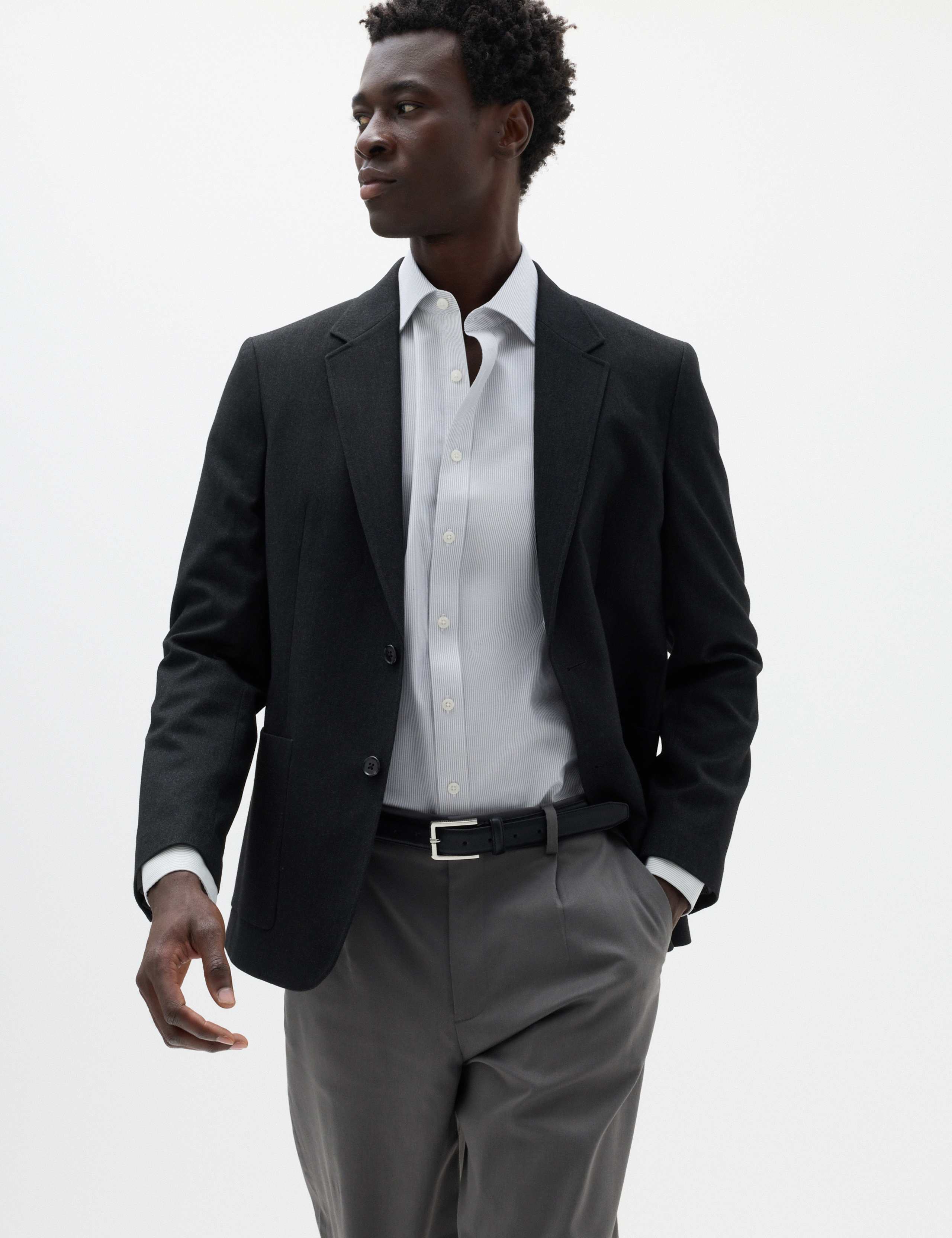 Regular Fit Ultimate Non Iron Striped Shirt 5 of 6