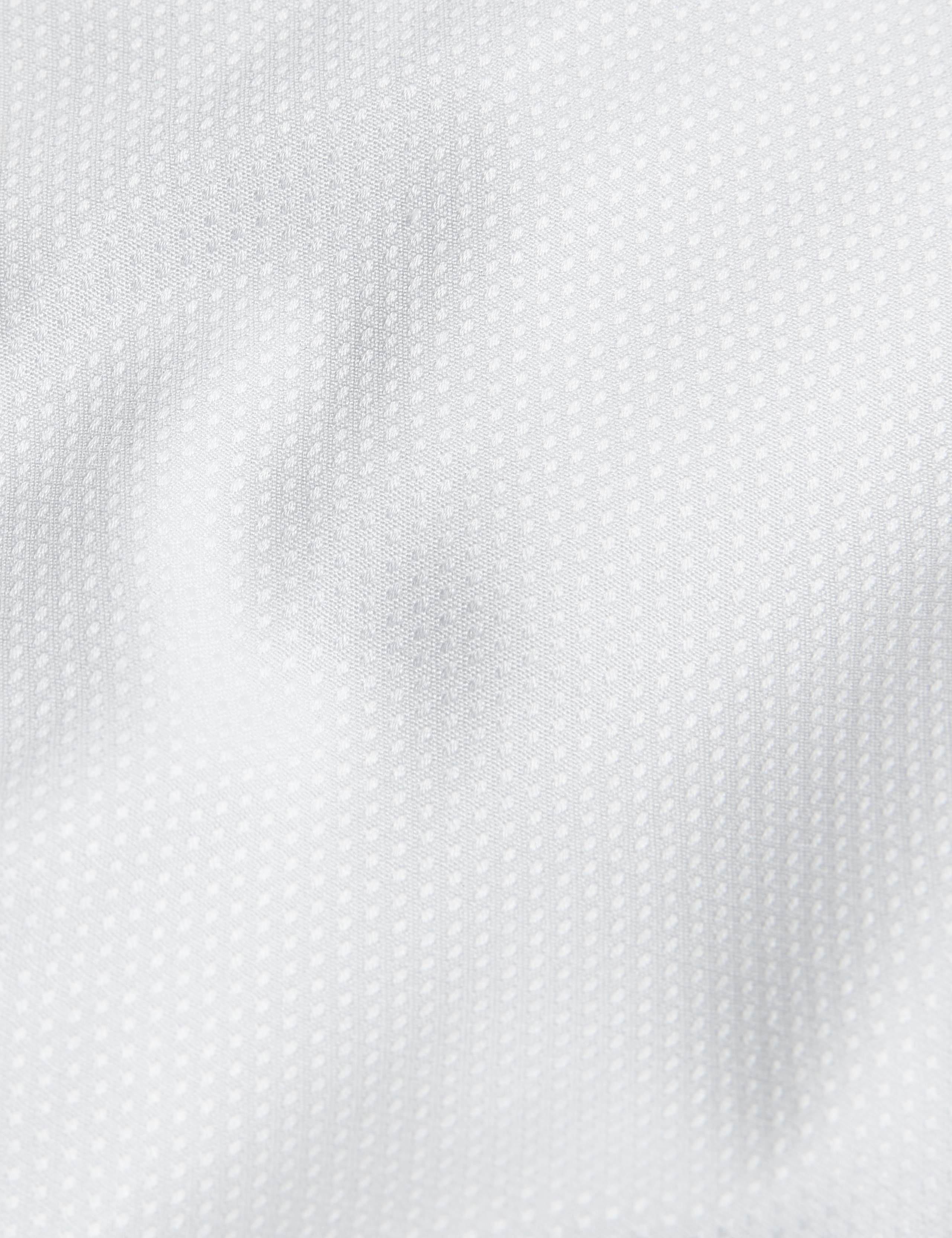 Tailored Fit Pure Cotton Shirt With Double Cuff 2 of 2